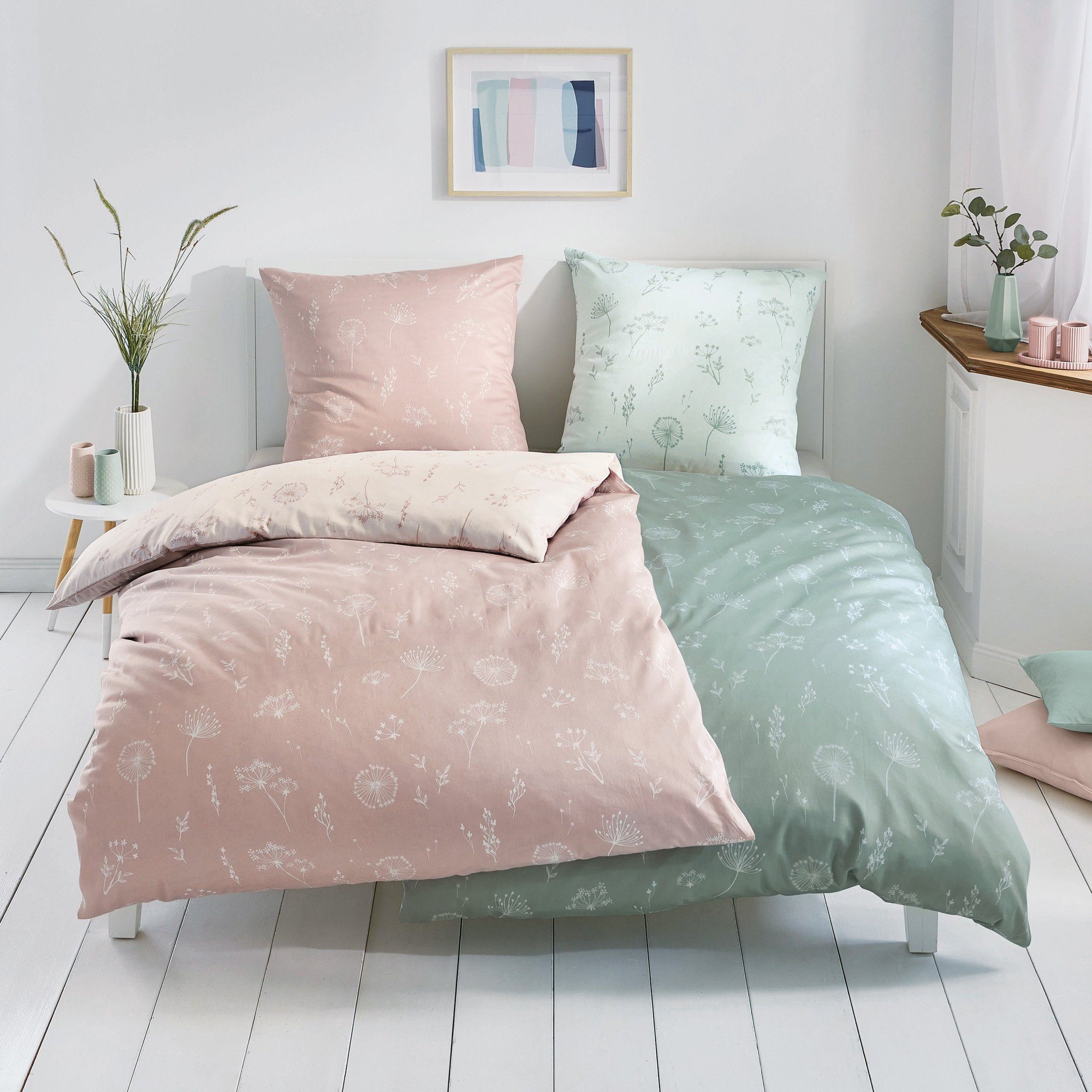 Kleine Wolke Bettwäsche Wendebettwäsche "Leone", Mako-Satin, günstig online kaufen