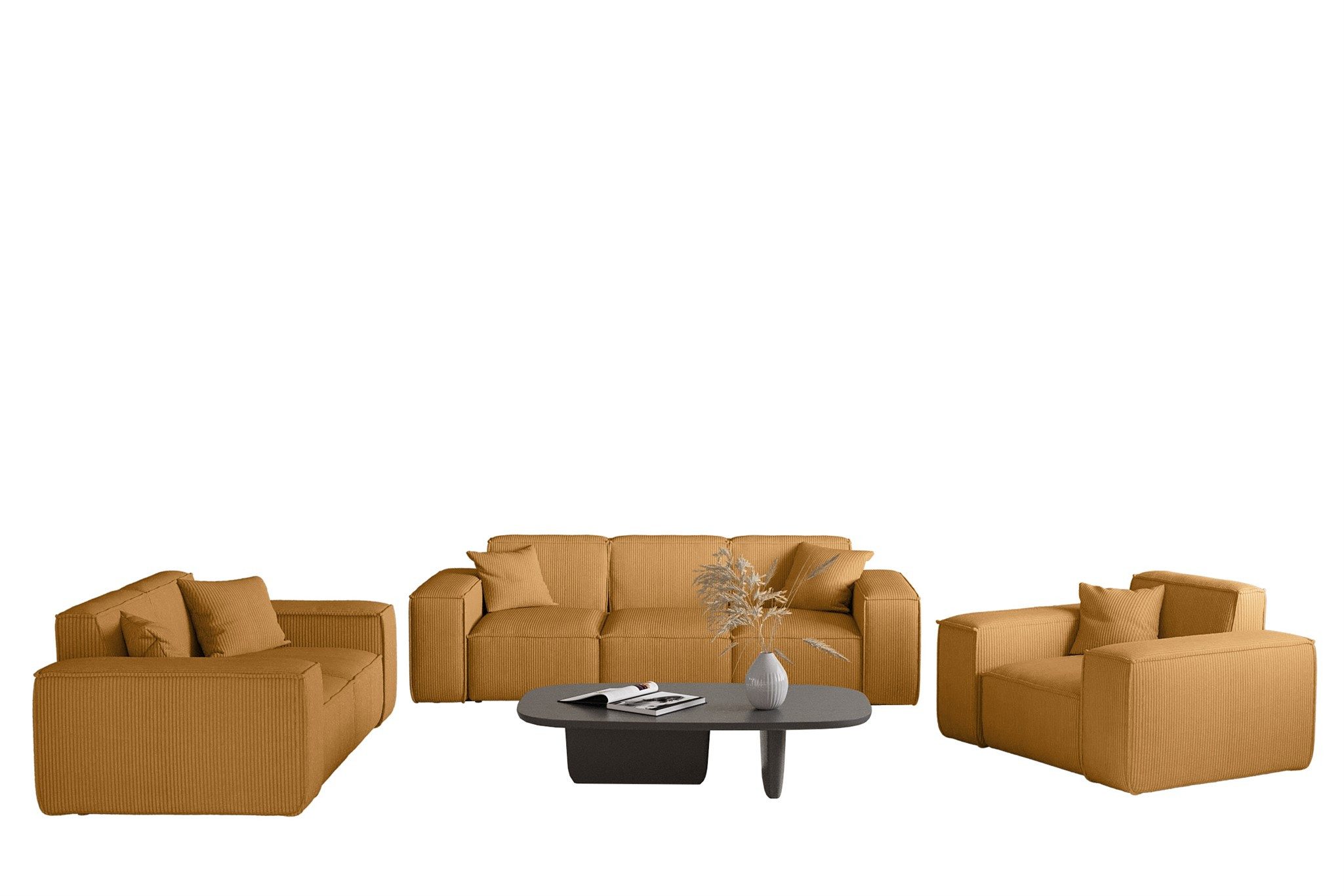 Fun Möbel Polstergarnitur Sofaset Designersofa CELES günstig online kaufen