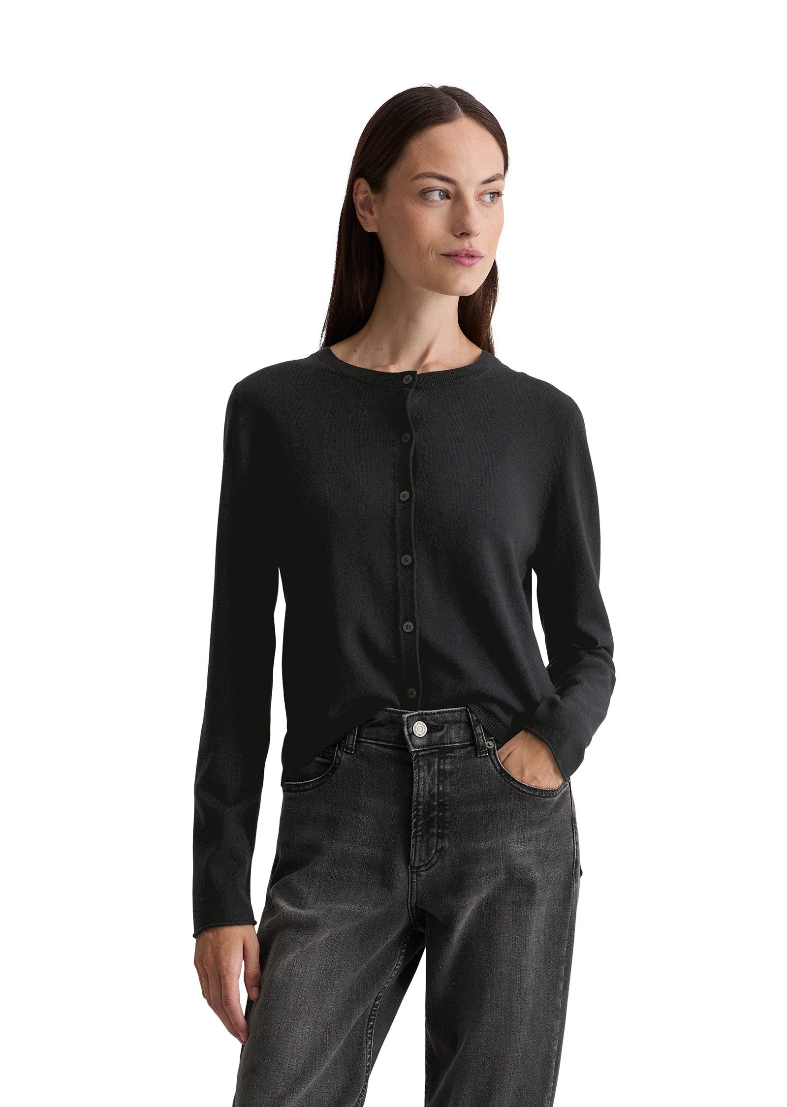 Marc O'Polo Cardigan aus Schurwolle-Viskose-Mix