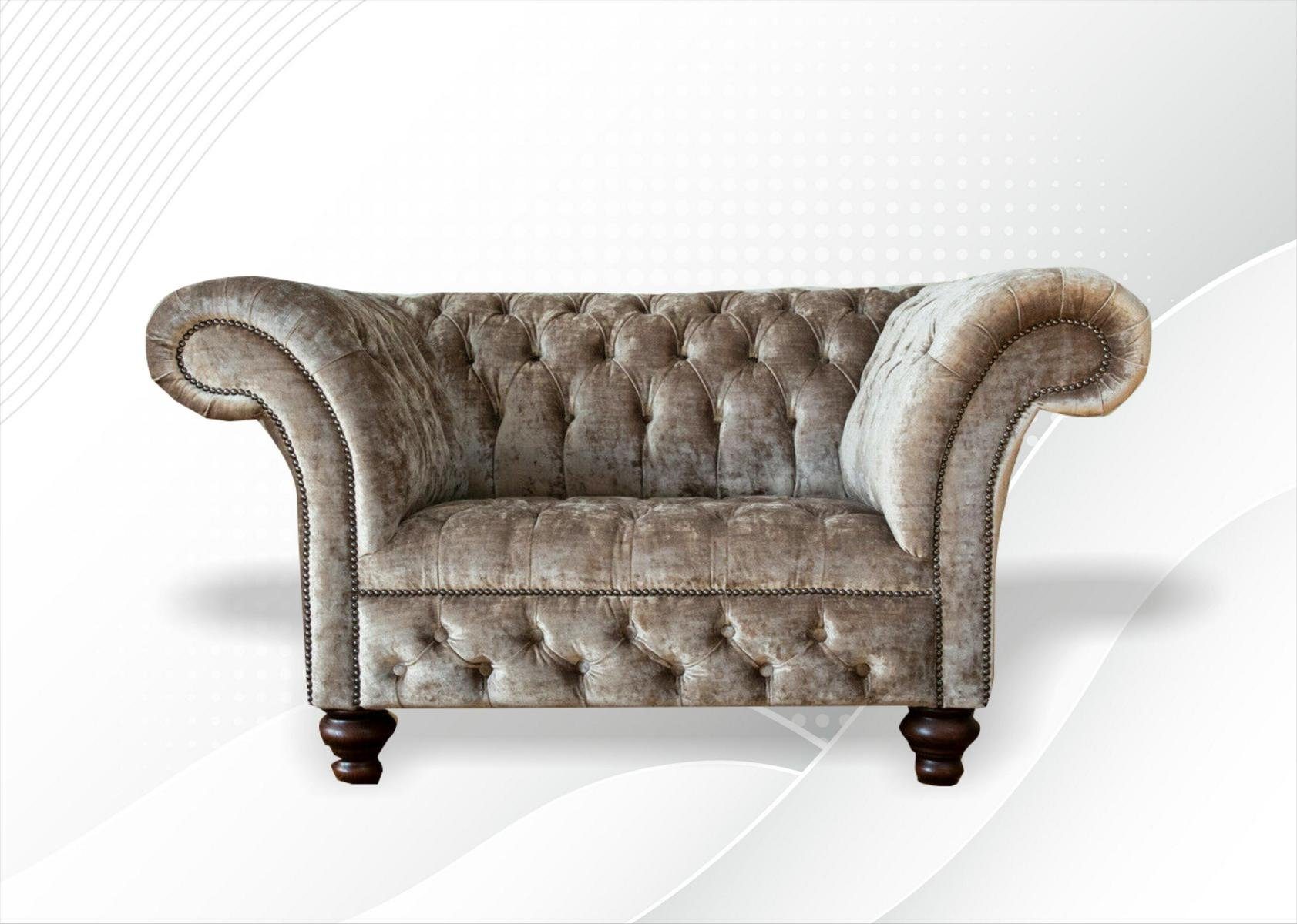 Sessel Chesterfield-Sofa, Sitzer Chesterfield Sessel 1,5 Design JVmoebel