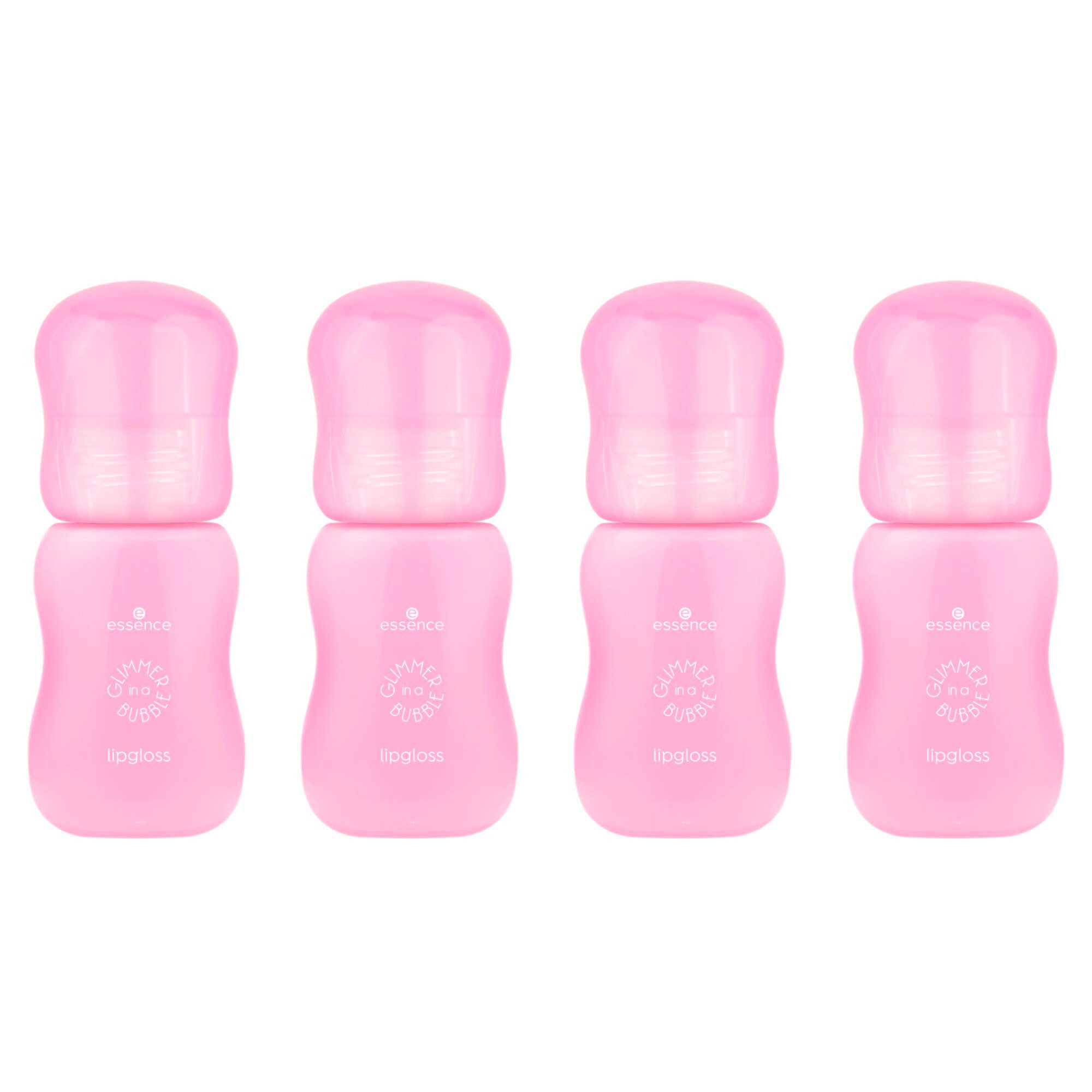Essence Lipgloss GLIMMER IN A BUBBLE lipgloss, 4-tlg.