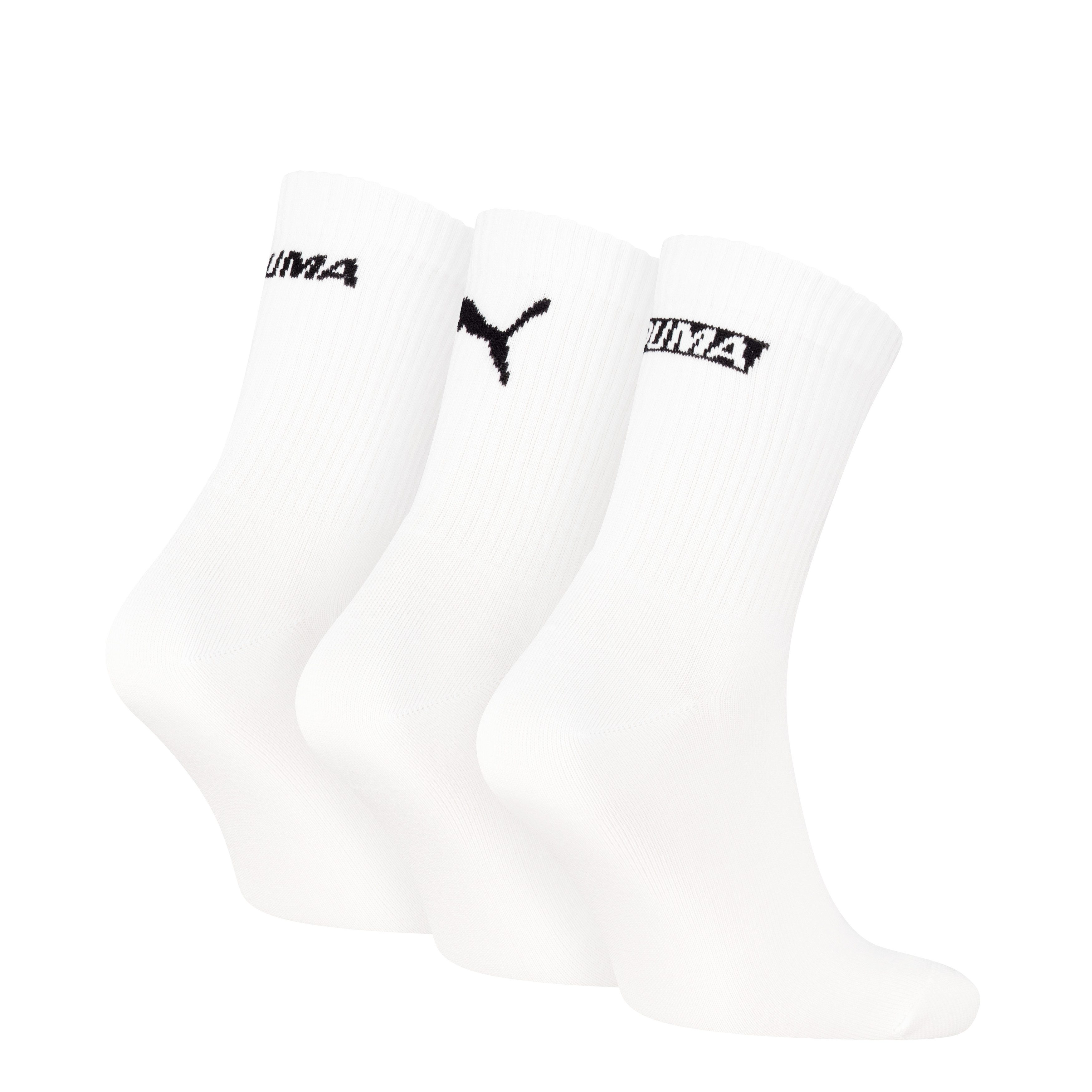 PUMA Kurzsocken PUMA UNISEX LOGO STACKING SHORT CREW (3 Paar)