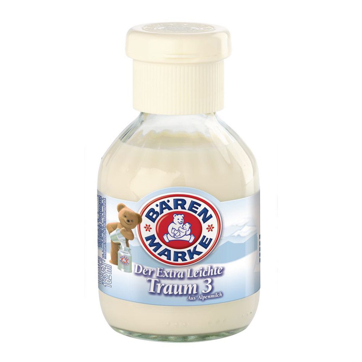 BAERENMARKE Milch, Bärenmarke Der Extra Leichte Traum 3% Fett Kondensmilch 170ml