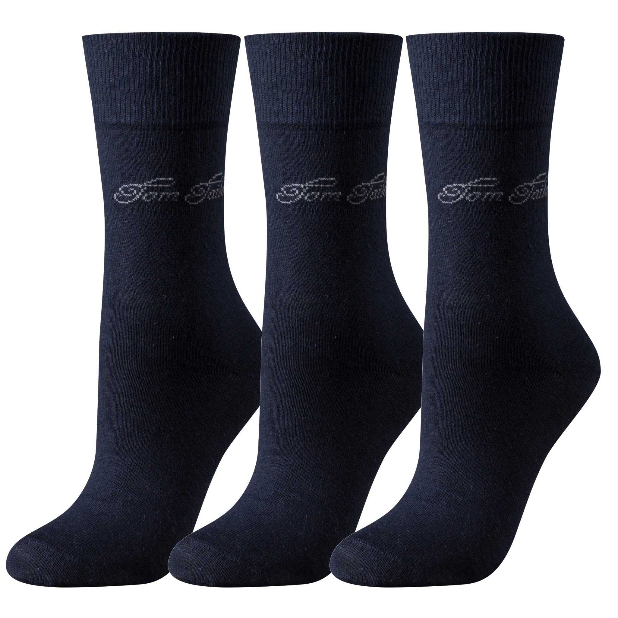 TOM TAILOR Socken Tom Tailor 3er Pack Basic Women Socks dark navy blau Tom günstig online kaufen