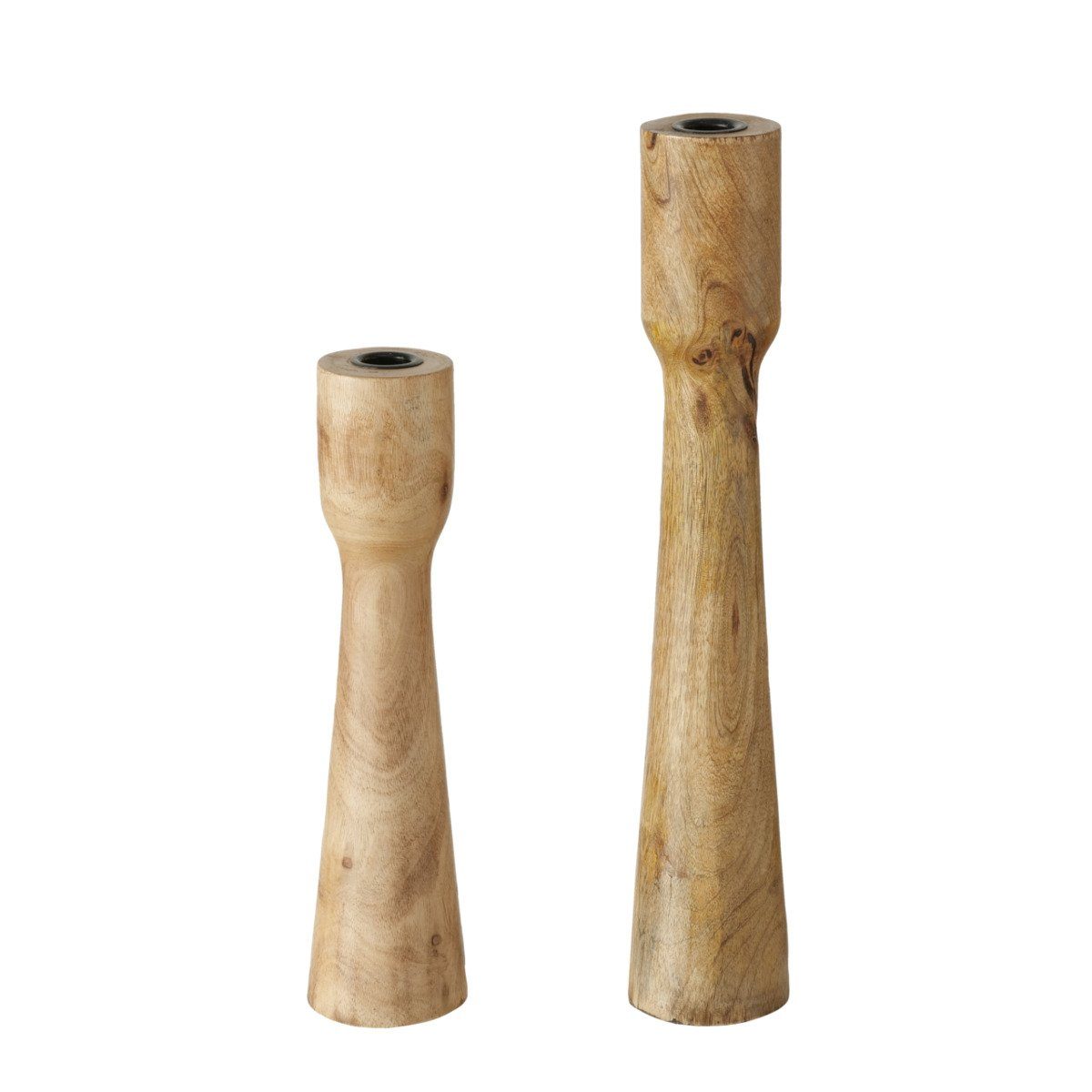 BOLTZE Kerzenständer Caldeas 2-tlg Set, aus Holz günstig online kaufen