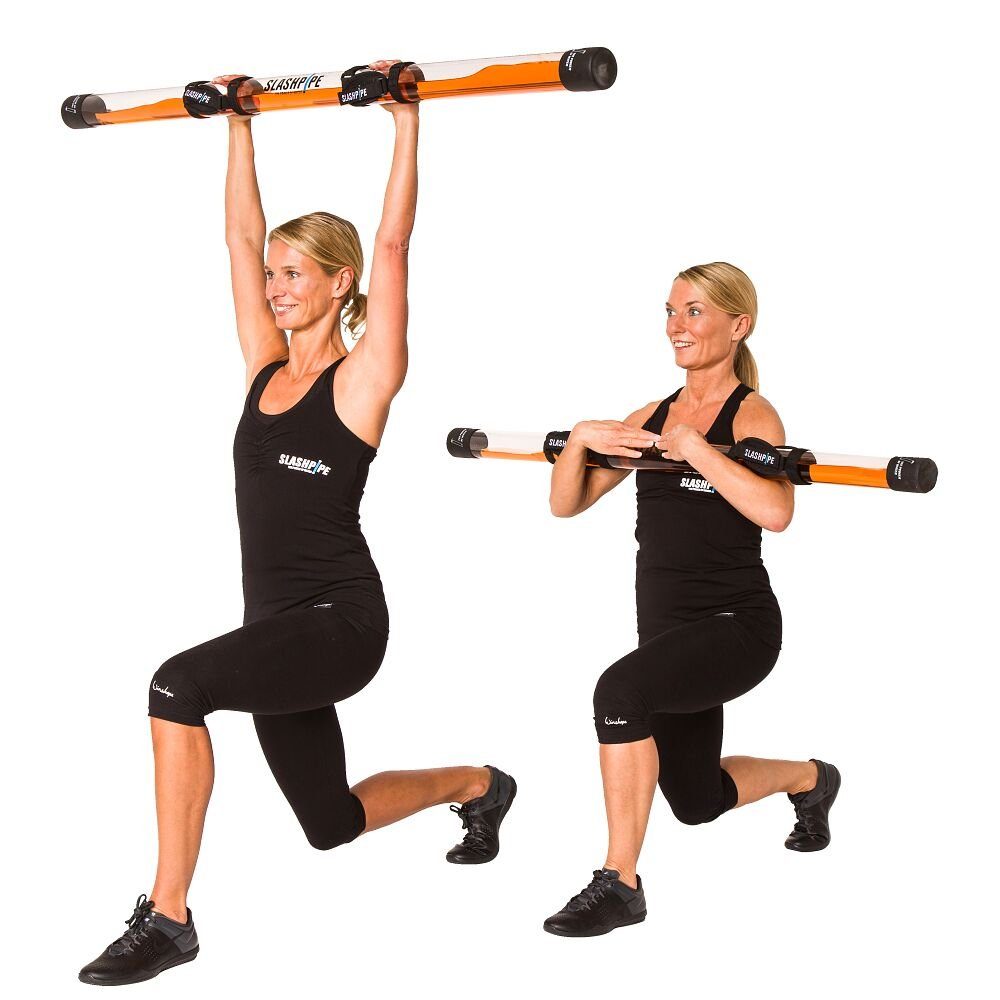 und das Slashpipe Mini, Fitnesstraining für Trainingsgerät Gymnastik- Orange Koordinations-Trainingssystem