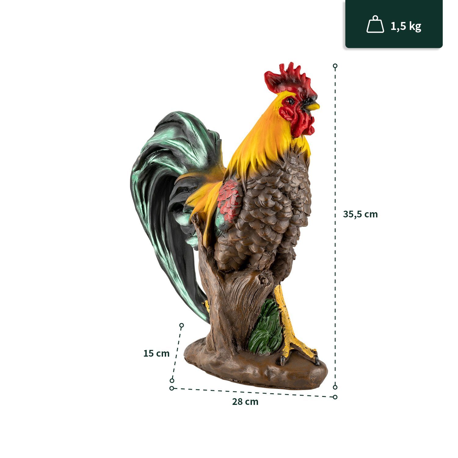 VERDOBA Gartenfigur Hühner, Hähne, Küken Gartenfiguren günstig online kaufen