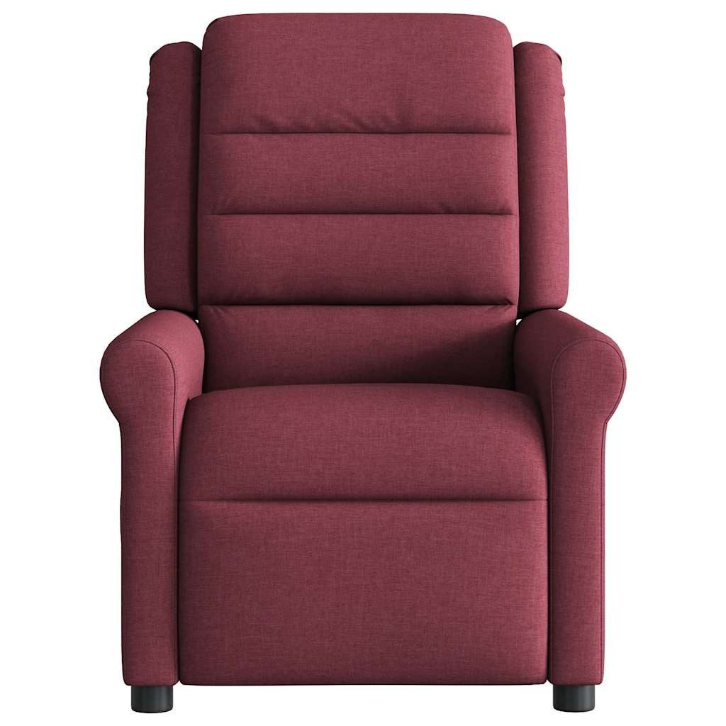 vidaXL Sessel Relaxsessel Weinrot Stoff (1-St) günstig online kaufen