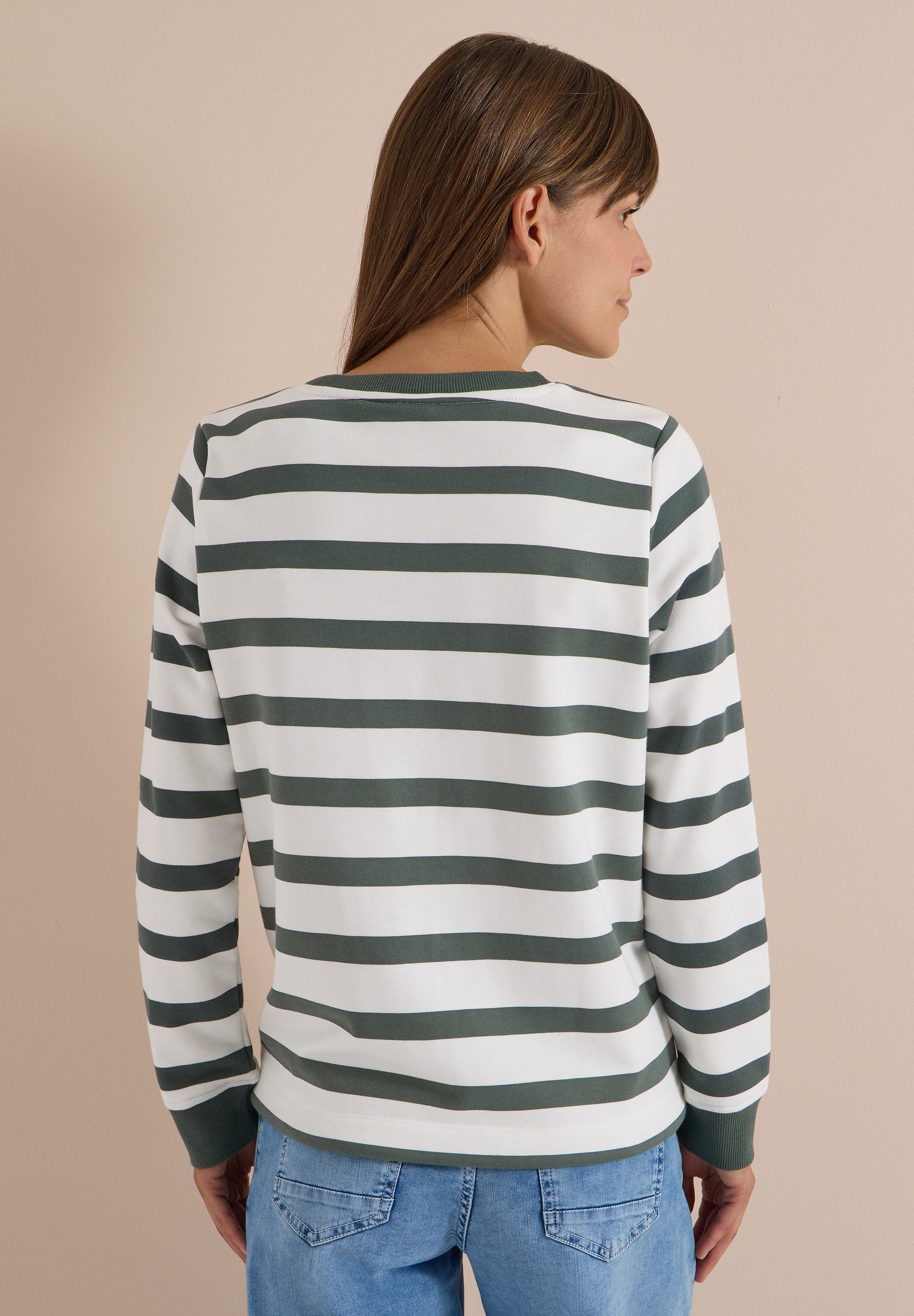 CECIL Sweatshirt mit Rundhalsausschnitt