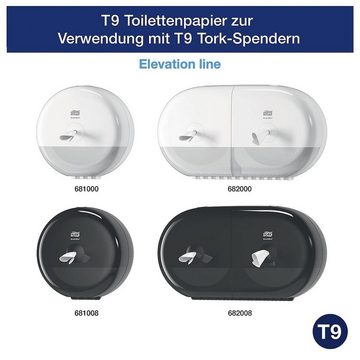 TORK Toilettenpapier SmartOne® (12-St), 2-lagig, Jumbo-Rolle, weiß mit Prägung, perforiert, 620 Blatt/Rolle