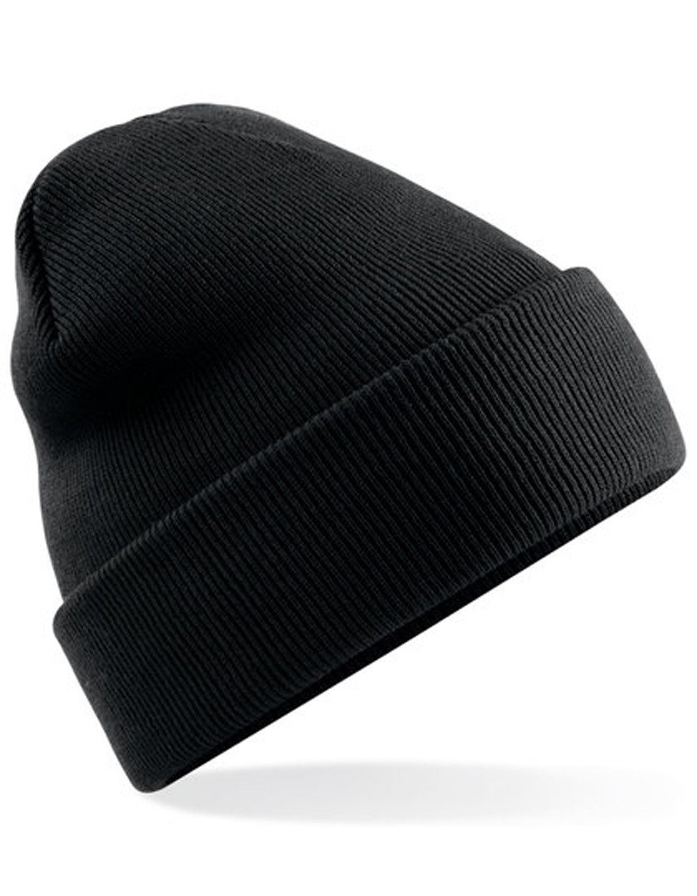 Beechfield® Beanie Winter Mütze mit Recycelter Polyester (Spar-Set, 2er Pack) Doppellagiger Strick