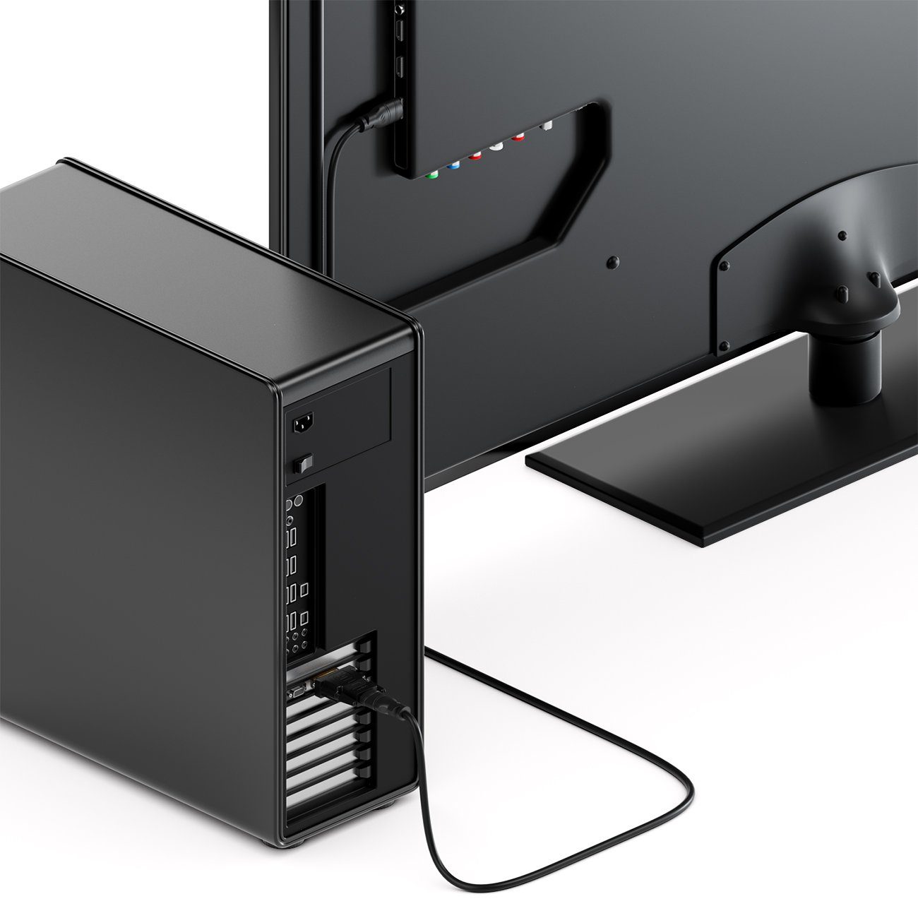 deleyCON deleyCON HDMI zu DVI Adapter HDMI Buchse zu DVI Stecker 24+1 HDMI-Kabel – Bild 5 von 5