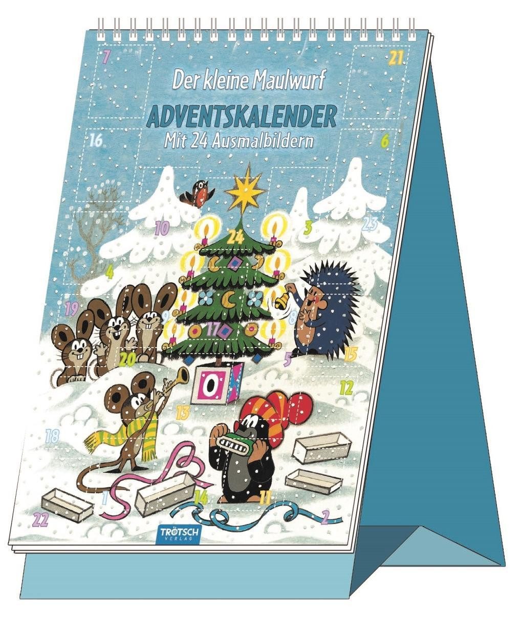 Trötsch Verlag Adventskalender Der kleine Maulwurf Adventskalender