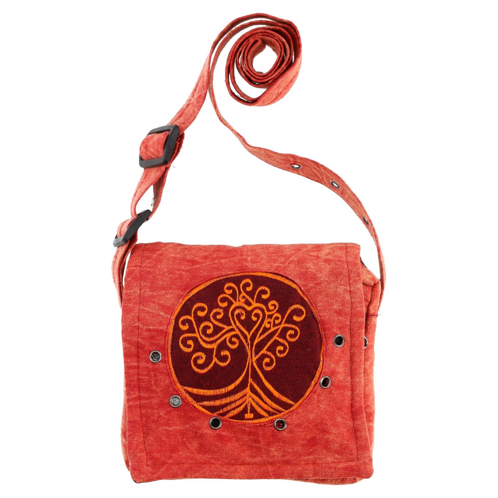 KUNST UND MAGIE Schultertasche Schultertasche Hippie Umhängetasche Handtasche Tasche Crossbag Unisex