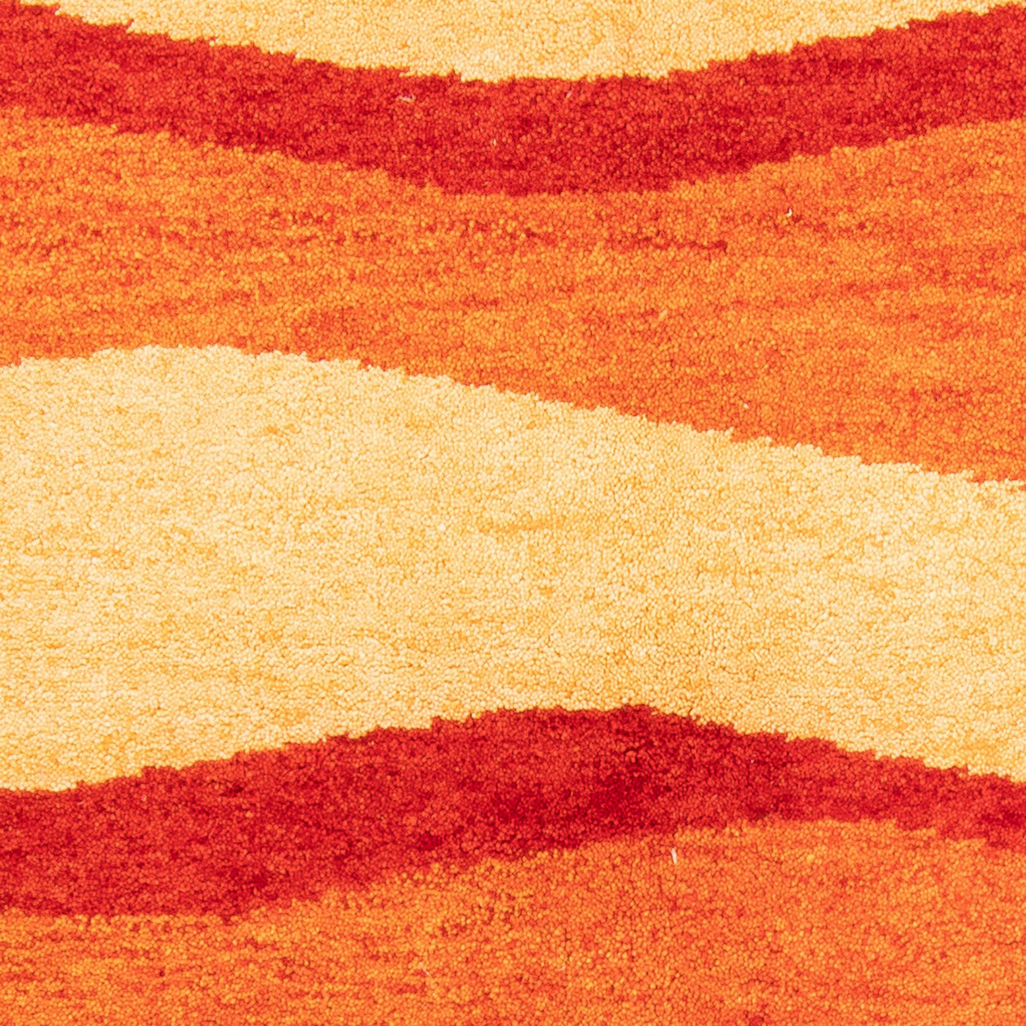 Wollteppich Gabbeh Wohnzimmer, mm, Handgeknüpft, mehrfarbig, Einzelstück Indus cm - Zertifikat - - Höhe: rechteckig, morgenland, 197 138 18 mit x