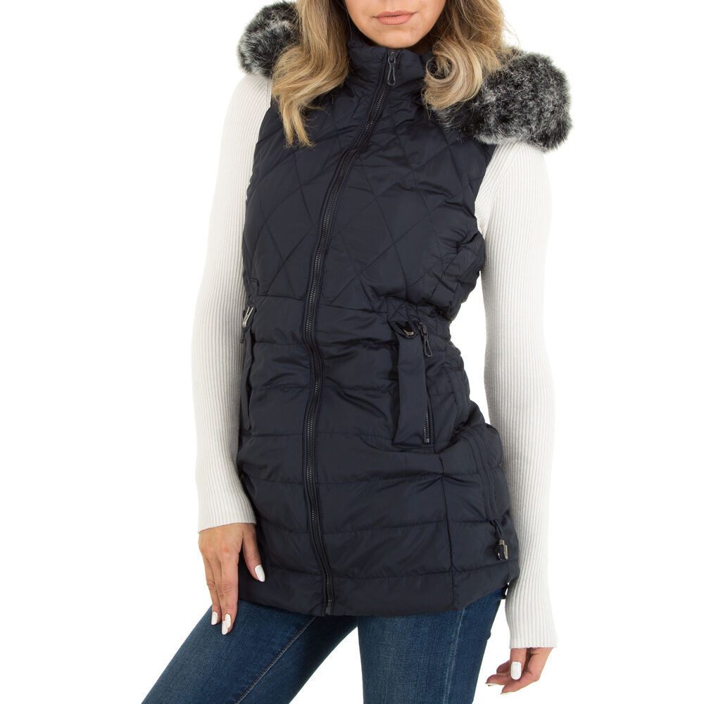 Ital-Design Steppweste Damen Freizeit (87256427) Kapuze günstig online kaufen