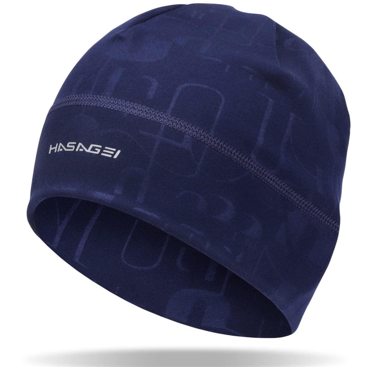 LuxusKollektion Fleecemütze Laufmütze Wintermütze Thermo Winddicht Herren Damen Einheitsgröße Blau