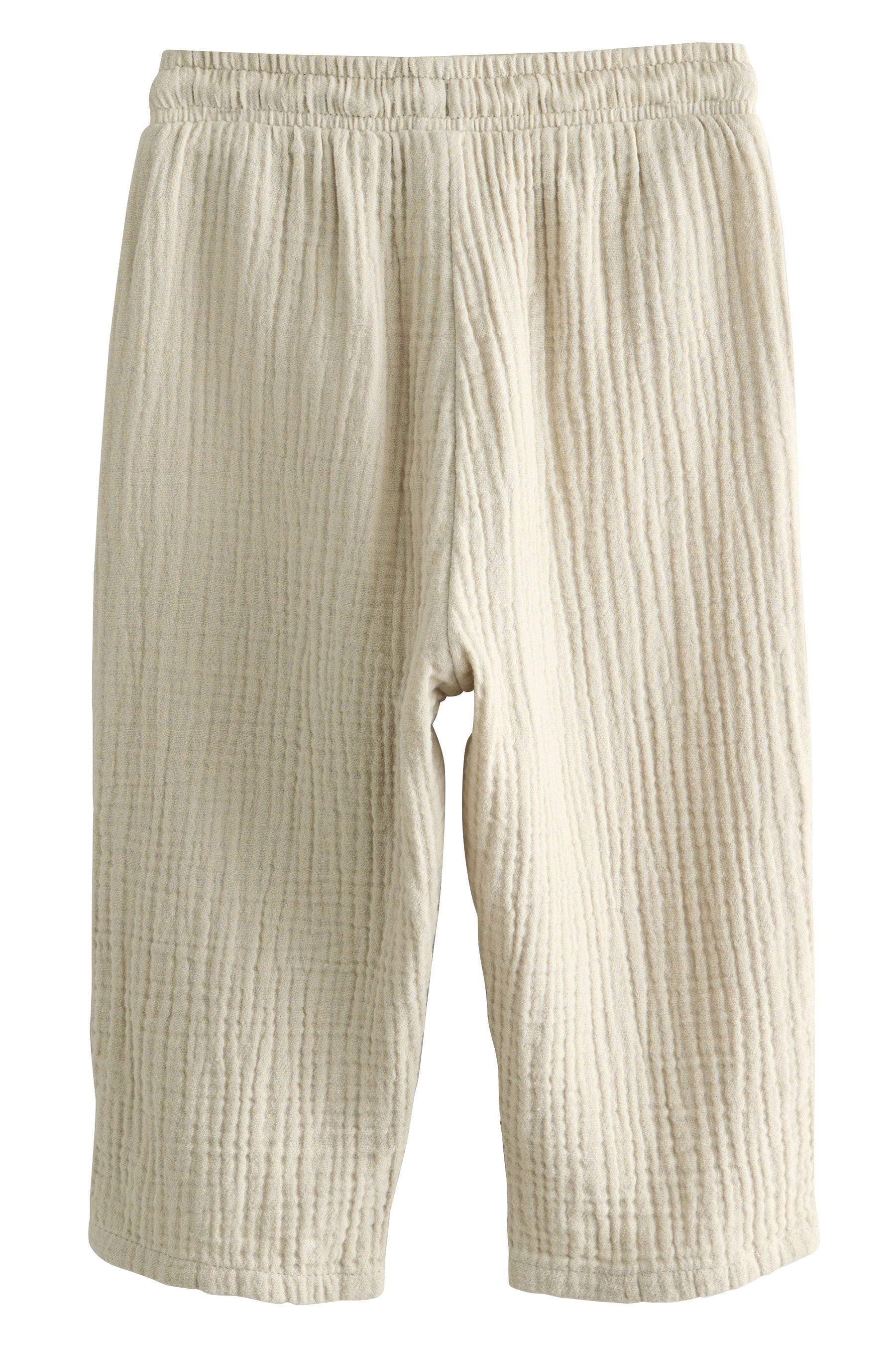 Next Stoffhose Weiche, strukturierte Hose 100 % günstig online kaufen
