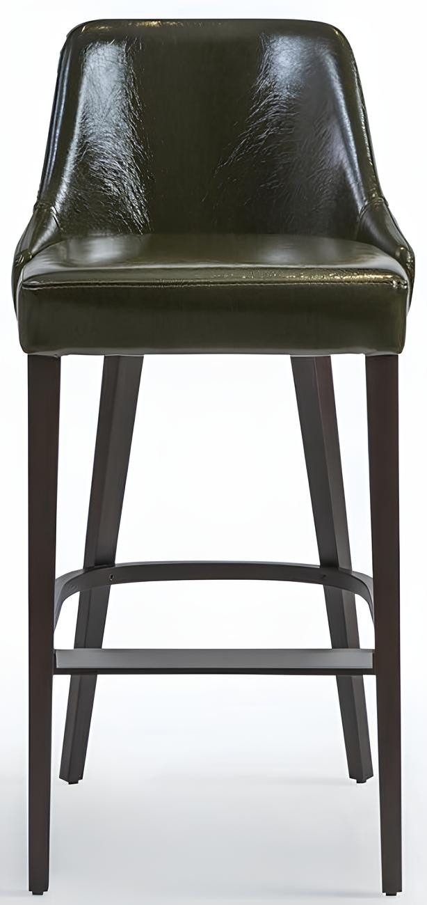 Xlmoebel Barhocker Eleganter Barhocker mit gepolsterter Lederbezug in modernem Design (1 St., Barhocker), Hergestellt in Europa