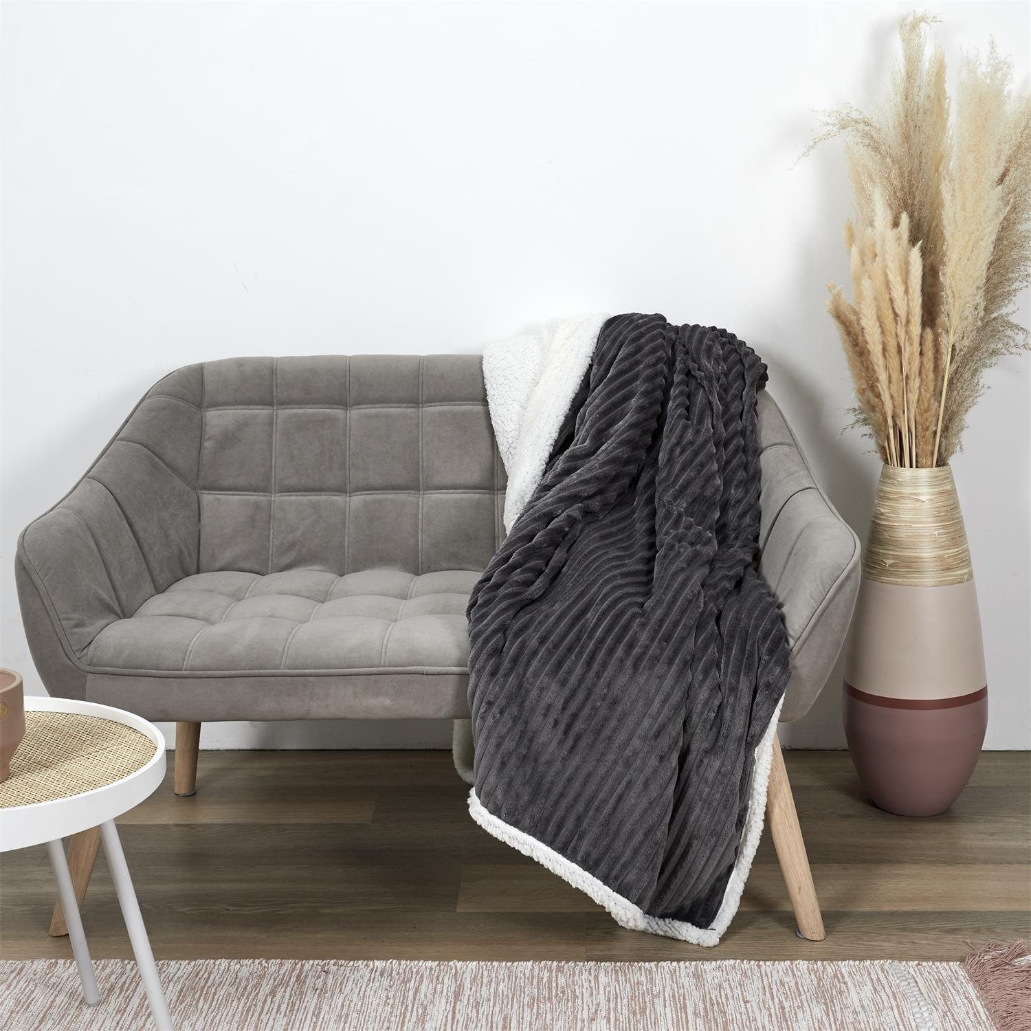 Wohndecke, HOME DECO FACTORY, diverse Premium Designs aus Paris - Baumwolle uvm.