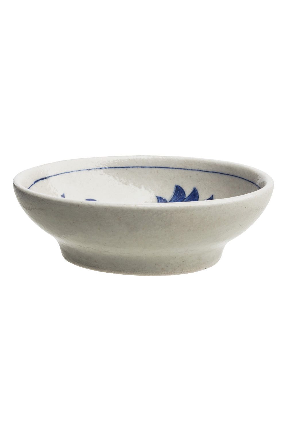 Tranquillo Seifenschale aus Keramik BLUE POTTERY oval 13x10x4 cm handgefertigt Blumen blau, Breite: 10 cm, Aufwendig handgefertigte Keramik-Seifenschale mit tra – Bild 2 von 4