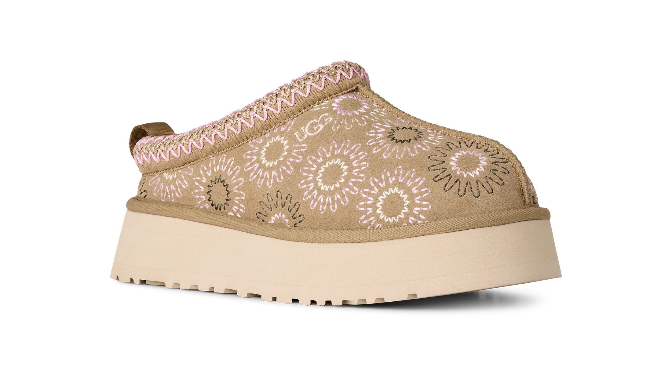 UGG TAZZ SUN STITCH Clog Schlupfschuh, Mule mit Anziehlasche