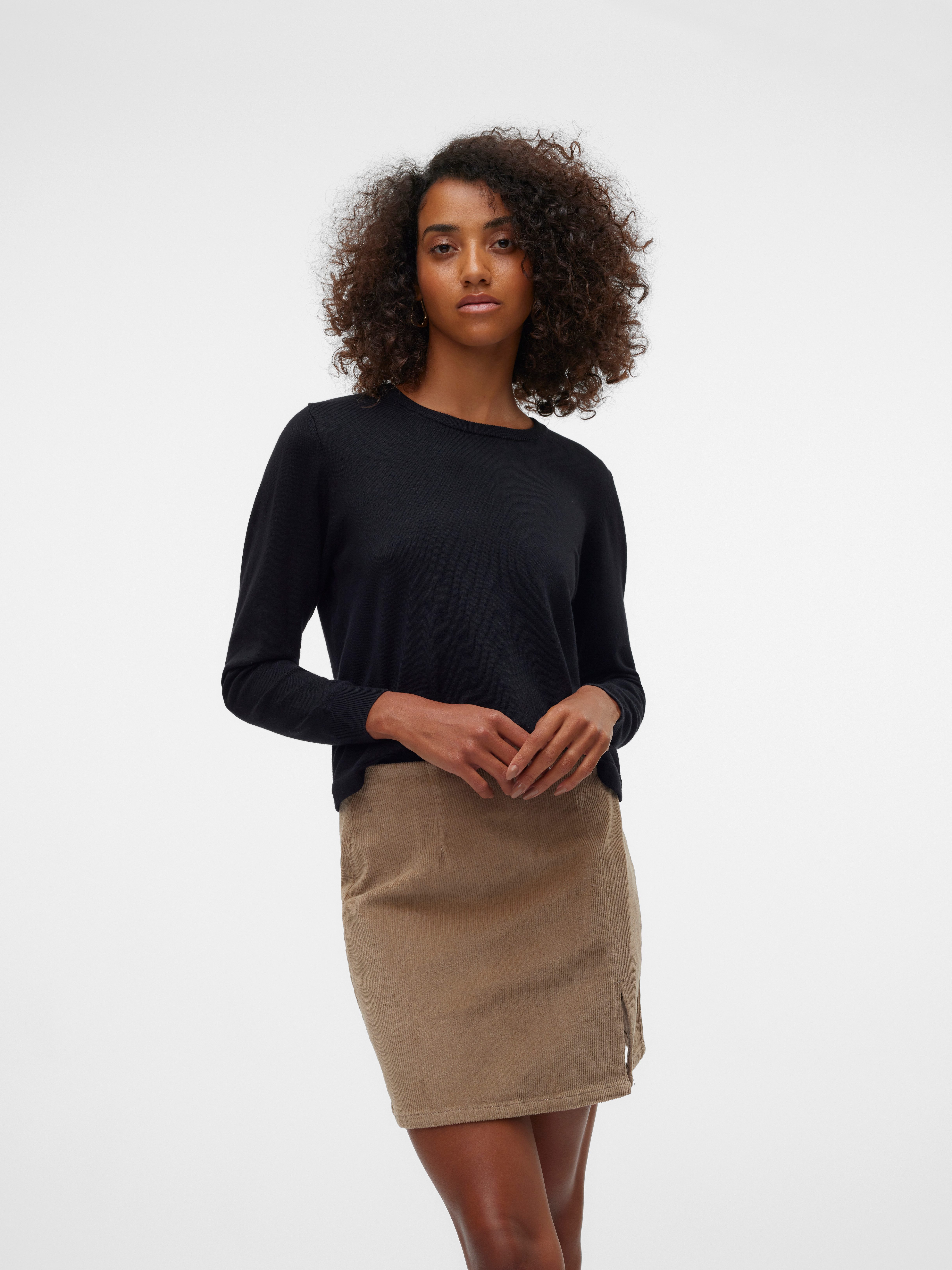 Vero Moda Strickpullover VMSILJE LS O-NECK günstig online kaufen