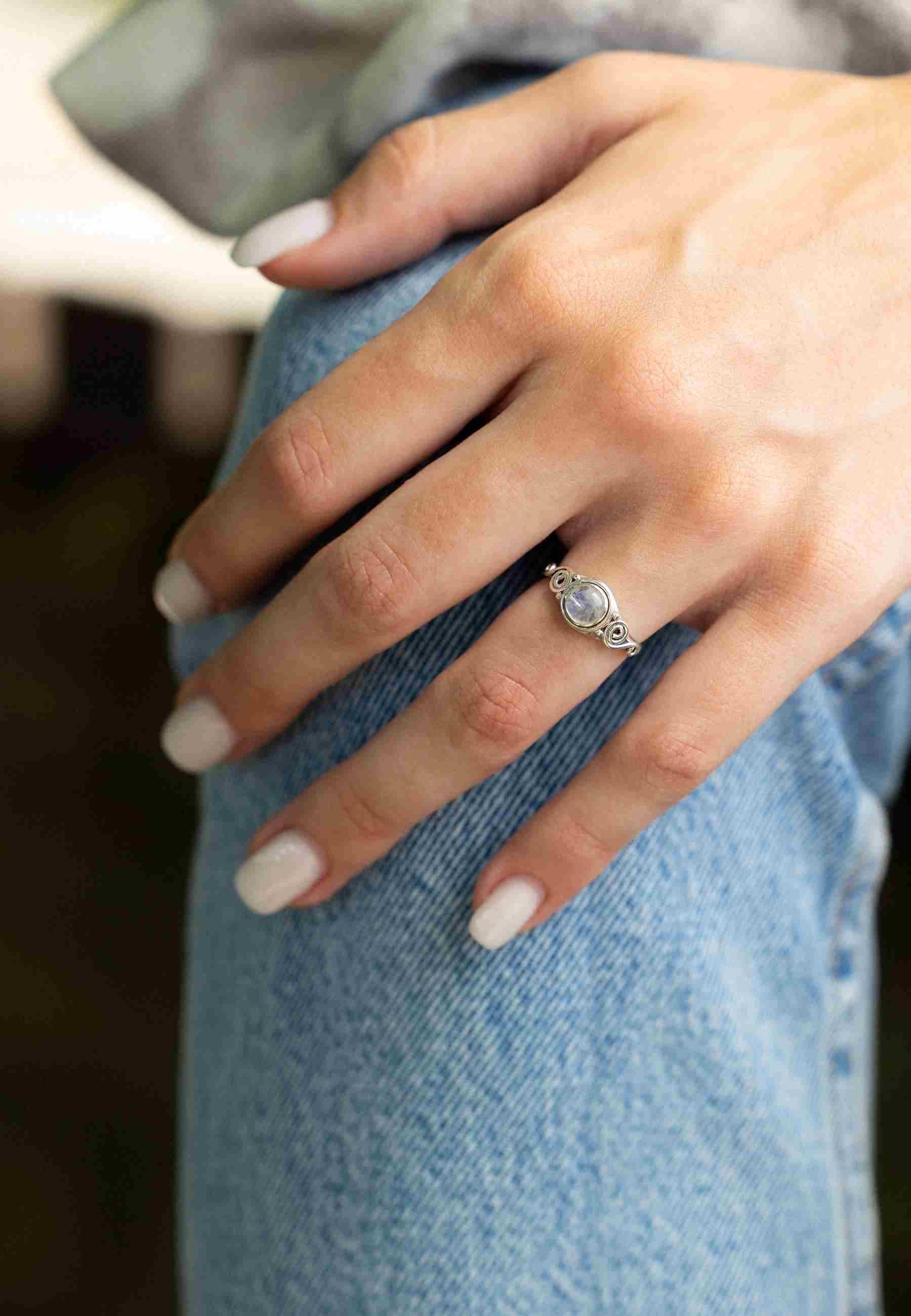 mantraroma Silberring KINURI aus 925 Silber günstig online kaufen