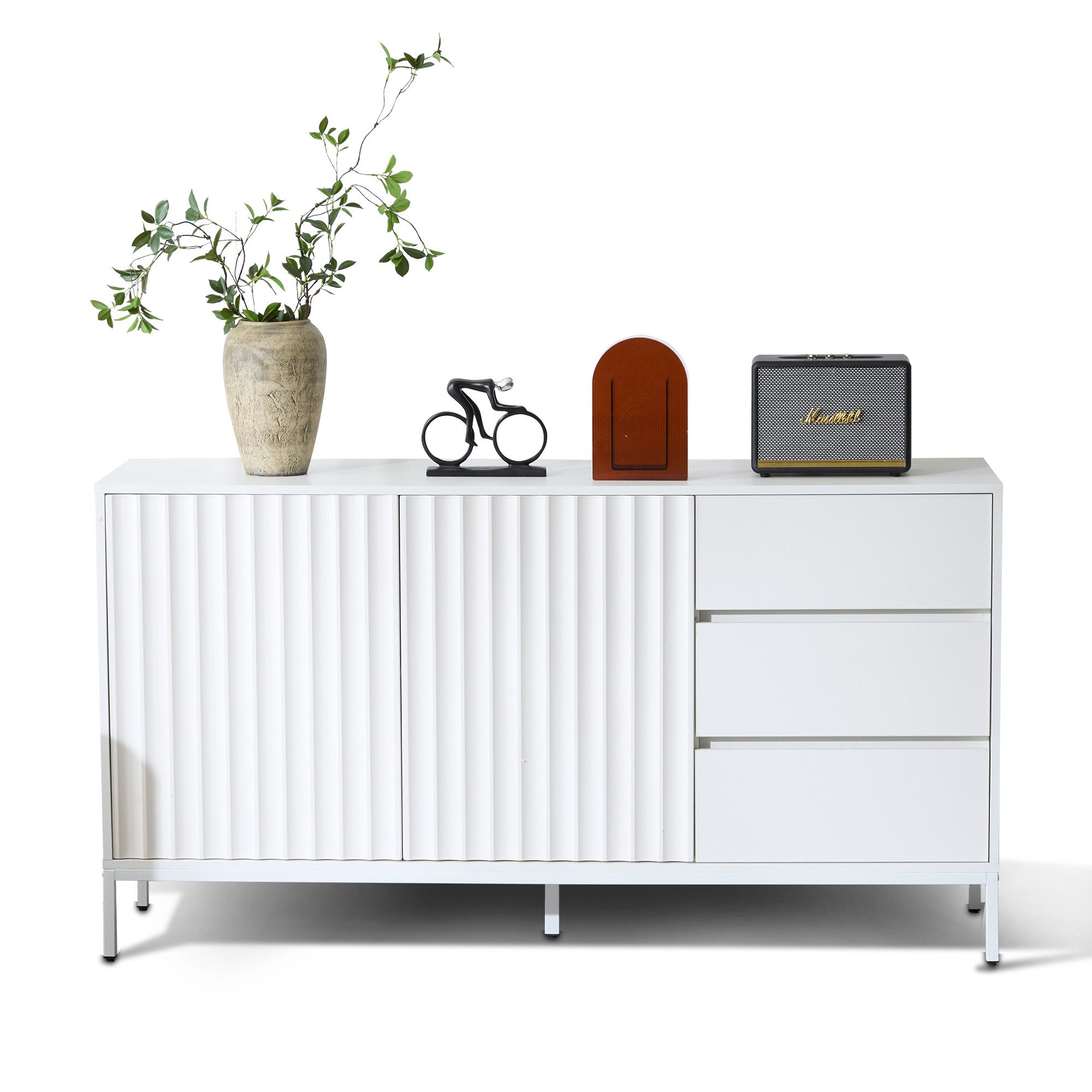 Merax Sideboard, Kommode mit 3 Schubladen günstig online kaufen
