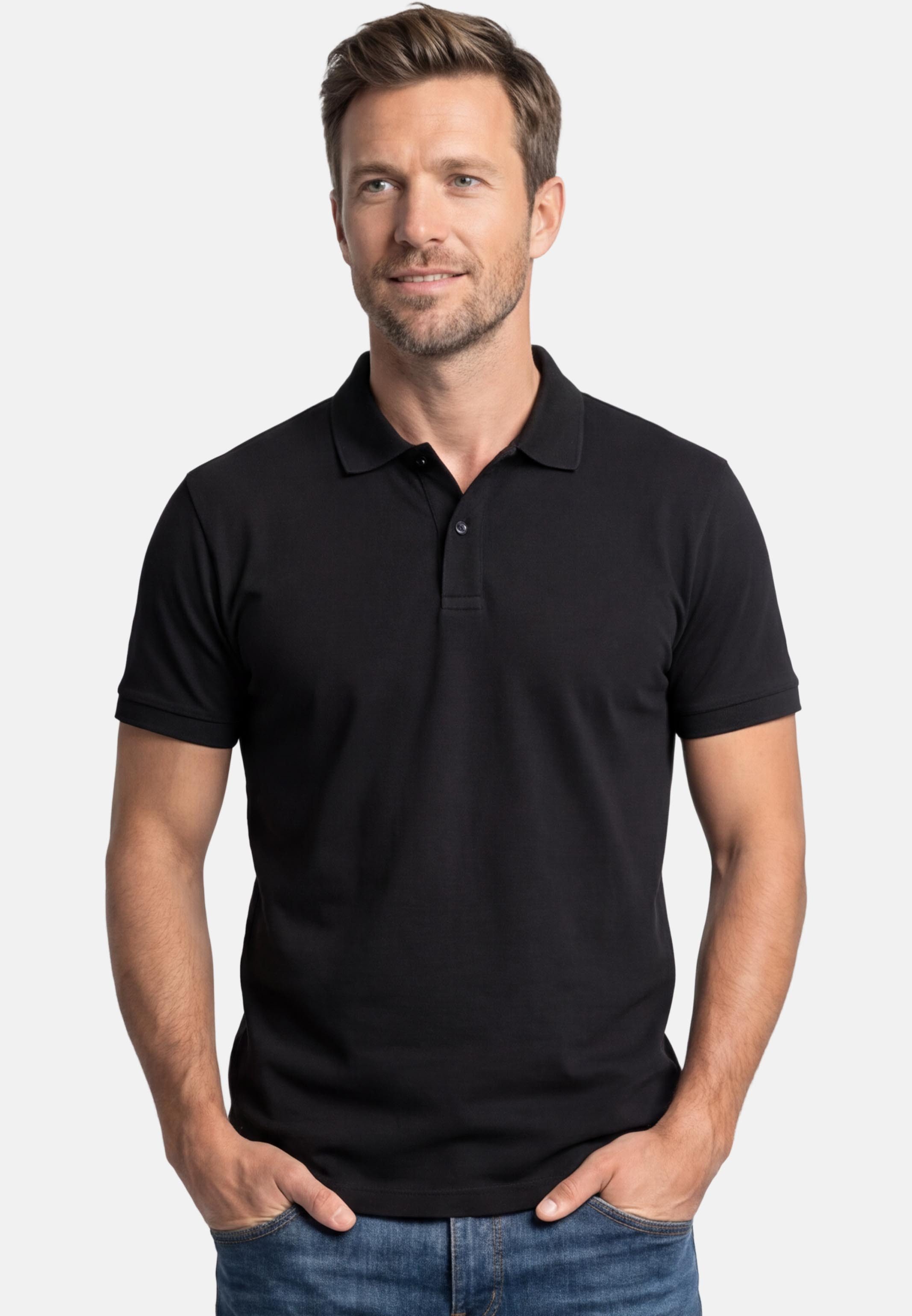 RAGMAN Poloshirt 2er Pack Basic (Spar-Set, 2-tlg) Poloshirt - Baumwolle - A günstig online kaufen