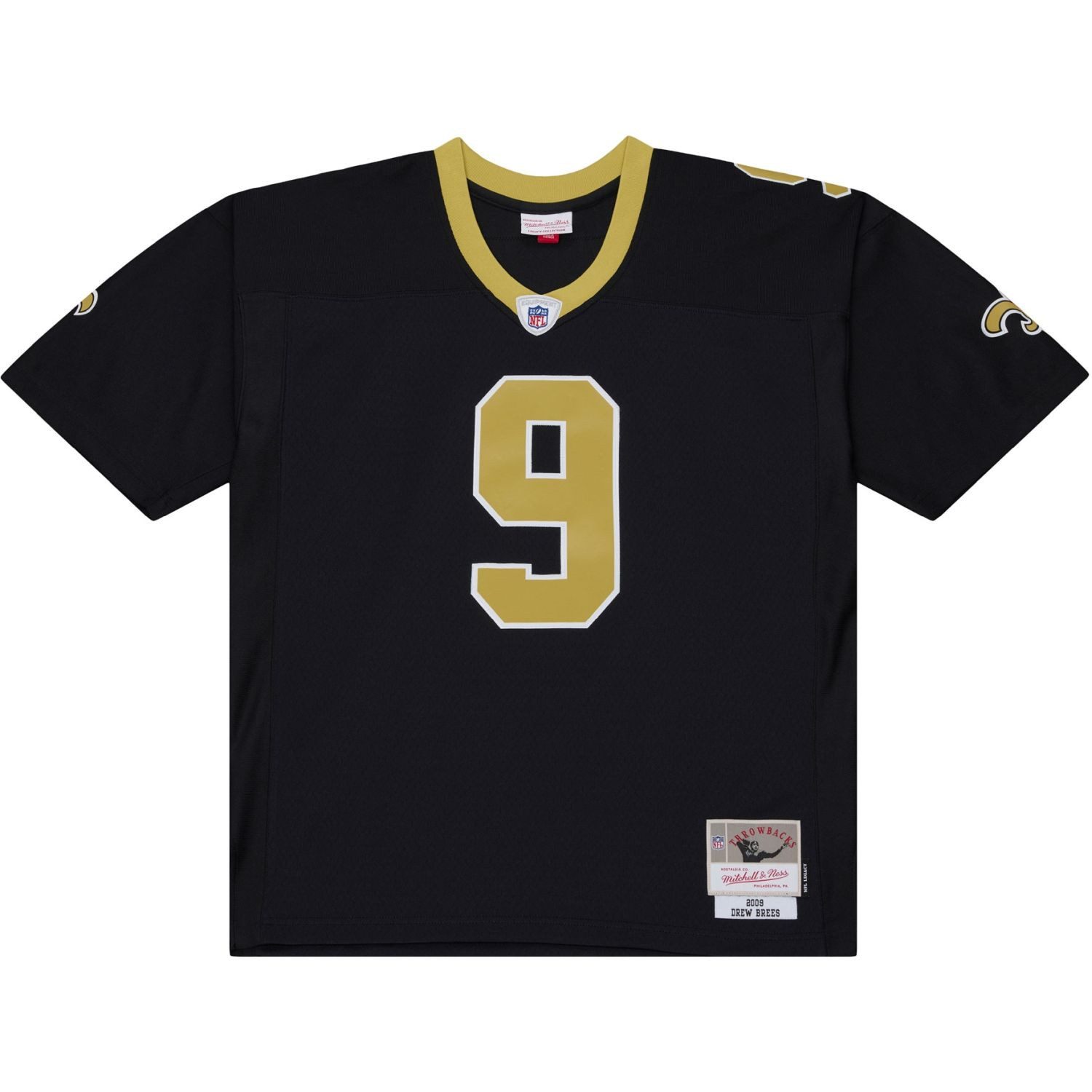 Mitchell & Ness Footballtrikot NFL Legacy Jersey New Orleans Saints 2009 Drew Bre