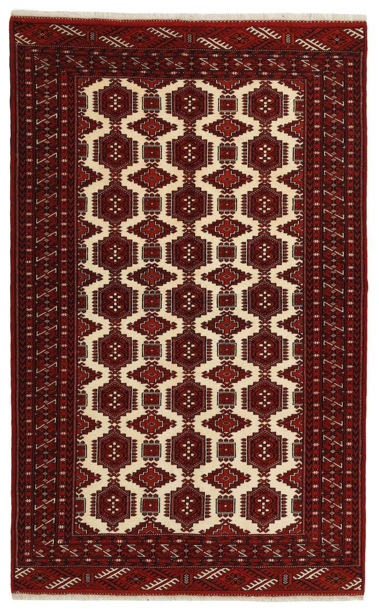 Orientteppich Turkaman 153x244 Handgeknüpfter Orientteppich / Perserteppich, Nain Trading, rechteckig, Höhe: 6 mm