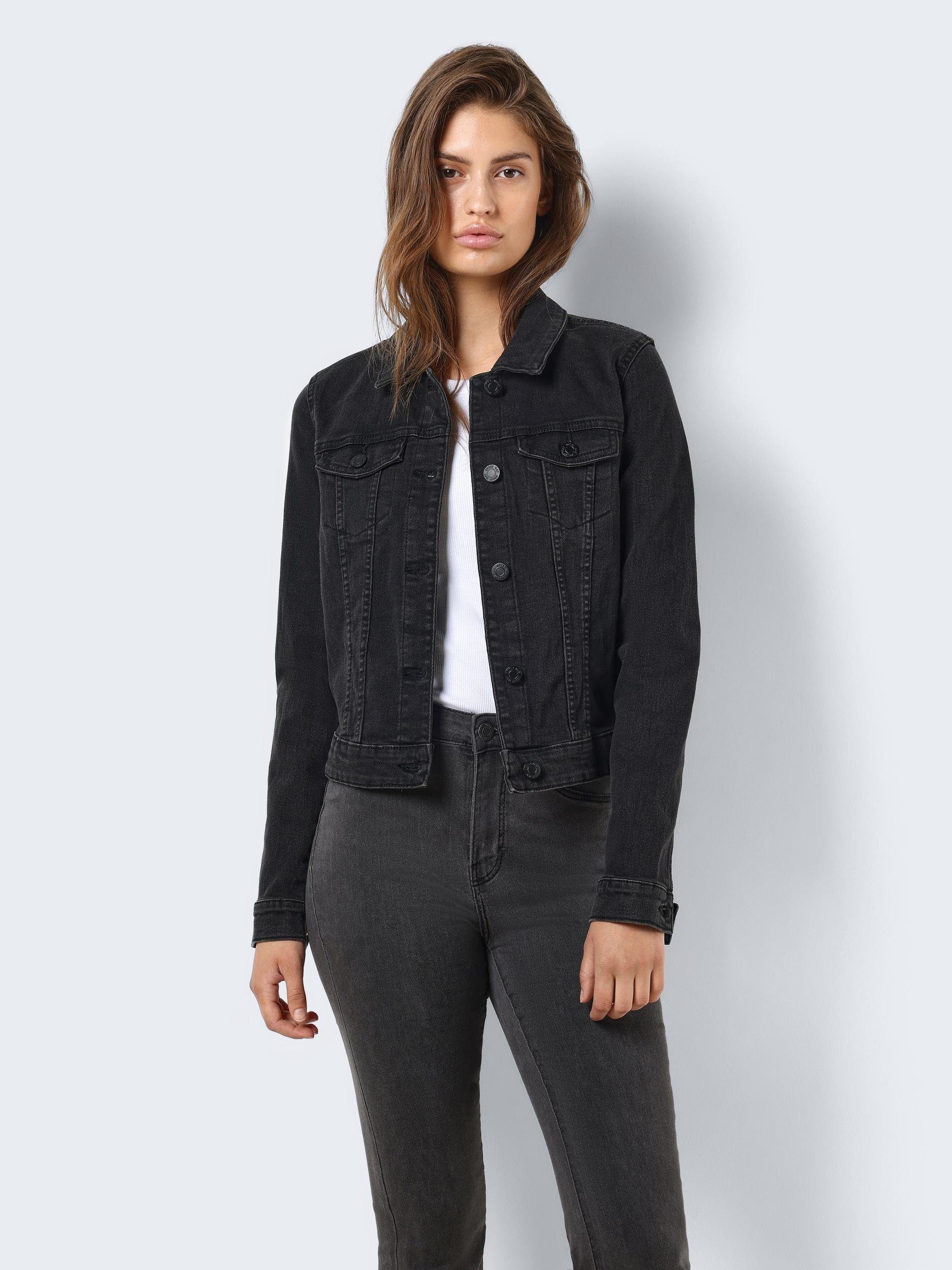 Noisy may Jeansjacke NMDEBRA L/S BLACK günstig online kaufen