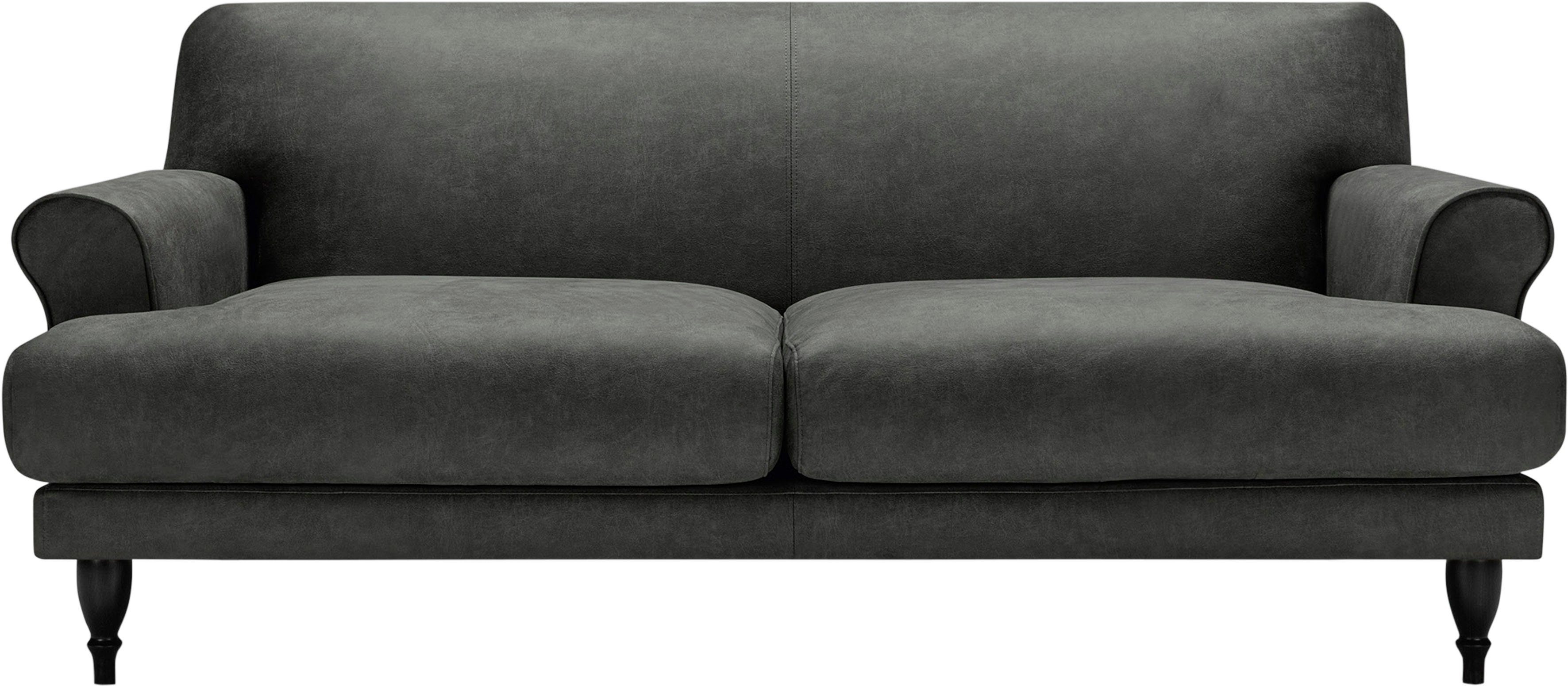 LOVI Sofa 2-Sitzer, Ginger, Buche, Füße in mit Polsterunterlage Sitzunterfederung