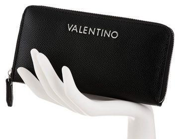 VALENTINO BAGS Geldbörse DIVINA, mit leicht genarbter Oberfläche und silberfarnene Details