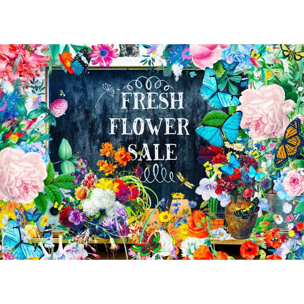 ENJOY Puzzle Puzzle ENJOY Puzzle Flower Sale 1000 Teile, Puzzleteile