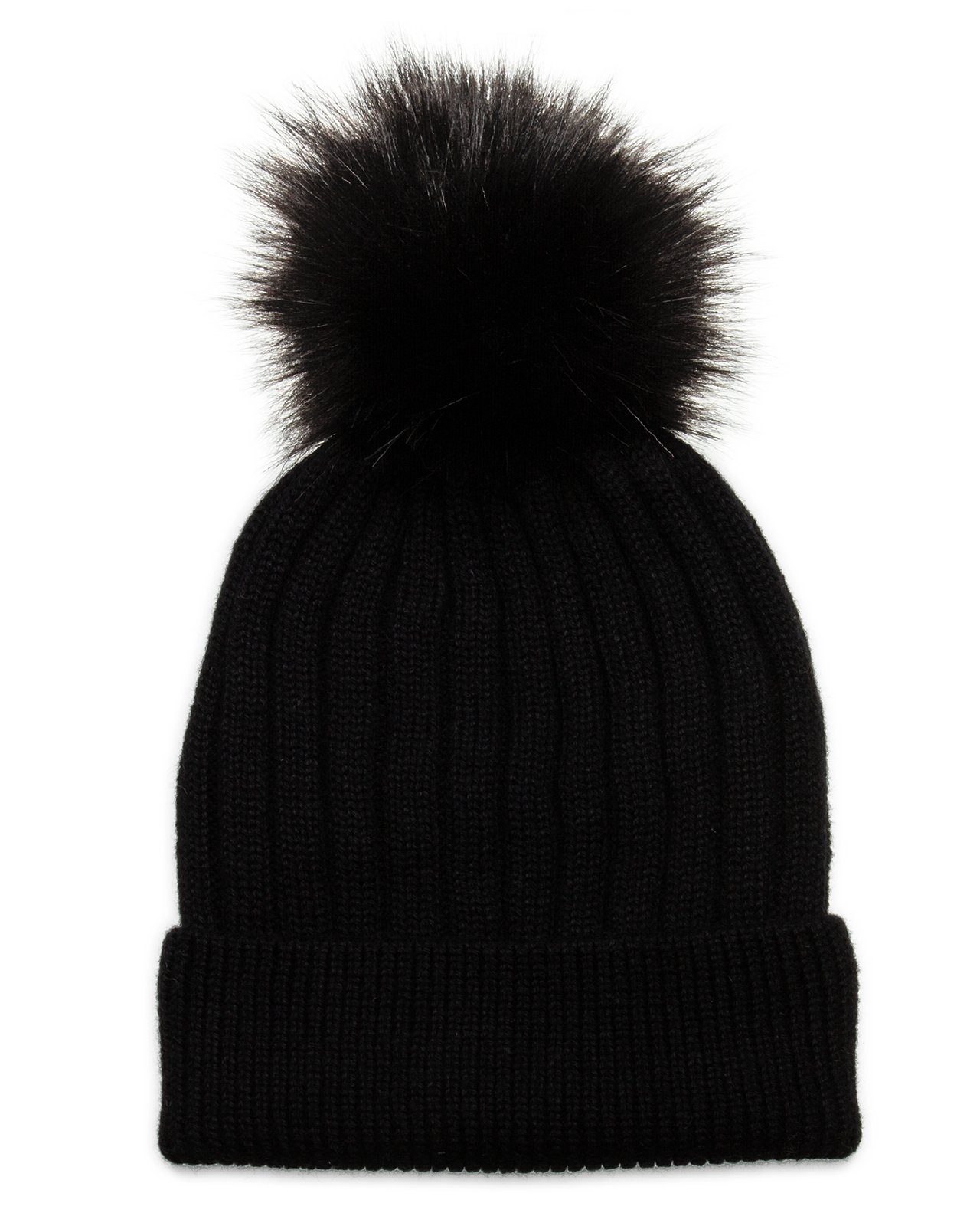 Caspar Bommelmütze MU204 Gefütterte Damen Strick Long Beanie Mütze mit Kuns günstig online kaufen