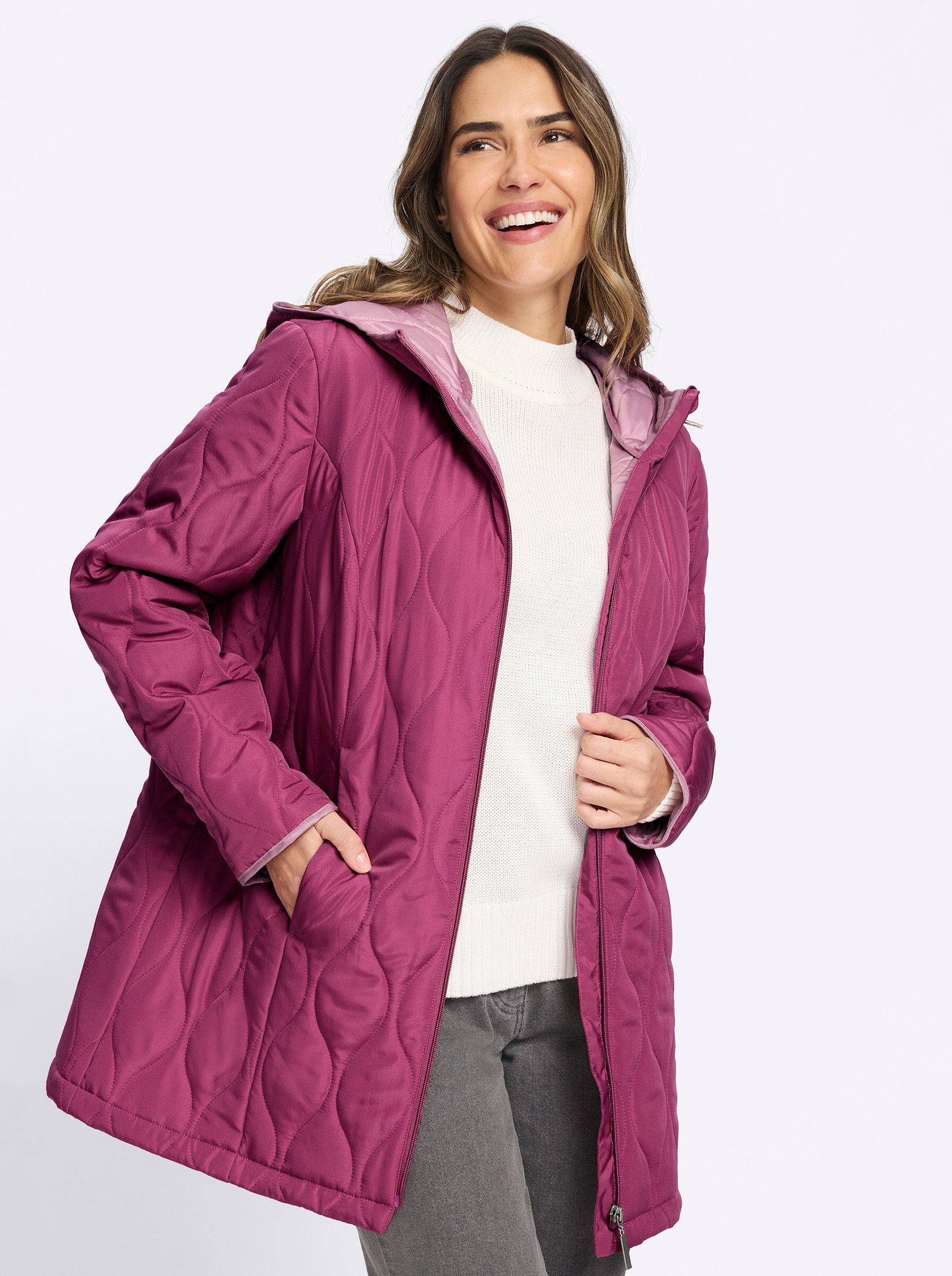 Allwetterjacke Steppjacke Langarm