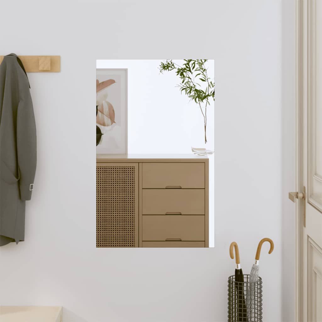 furnicato Wandspiegel Praktischer Glas 40 x 60 cm, klar (1-St)