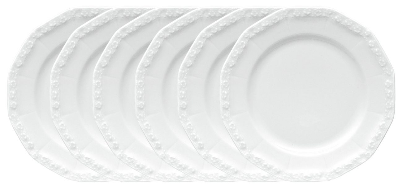 Rosenthal Тарелки-Set Maria Weiss Brotteller 17 cm Set6, Porzellan