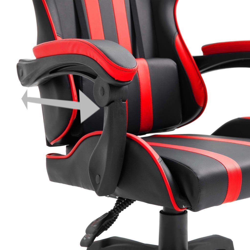 furnicato Gaming-Stuhl Rot St) (1 Kunstleder