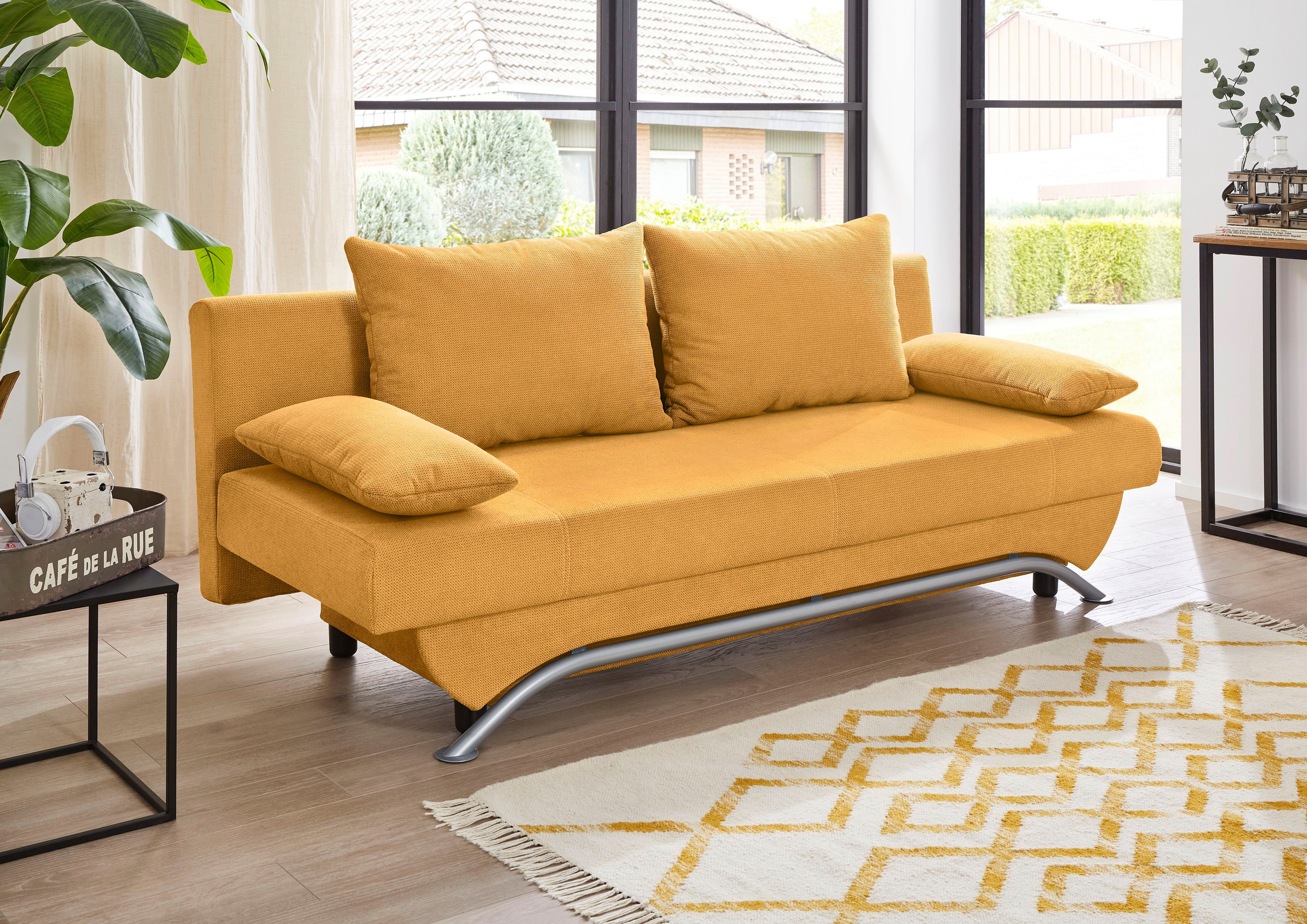 Jockenhöfer Gruppe Schlafsofa Nancy, B: 190 cm, Liegefl. 121x190 cm, mit Schlaffunktion & Bettkasten