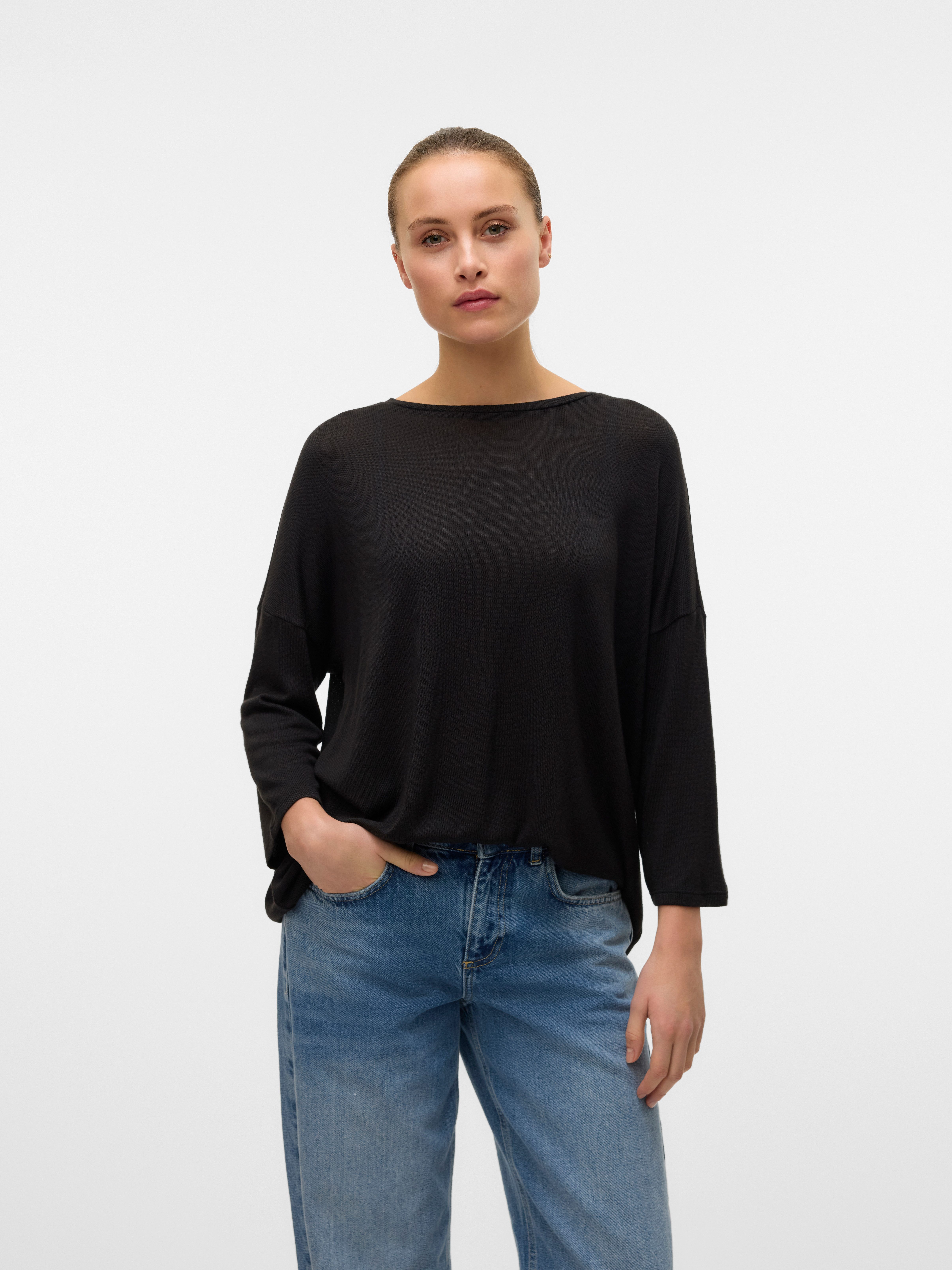 Rundhalspullover VMBRIANNA 3/4 PULLOVER BOO REP