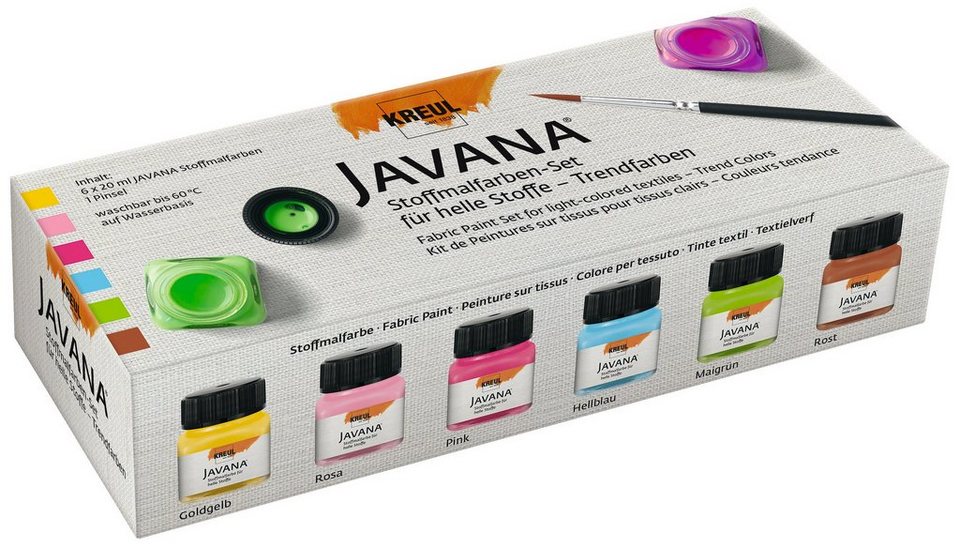 KREUL Javana Stoffmalfarbe für helle Stoffe | online Kaufen - Künstlershop