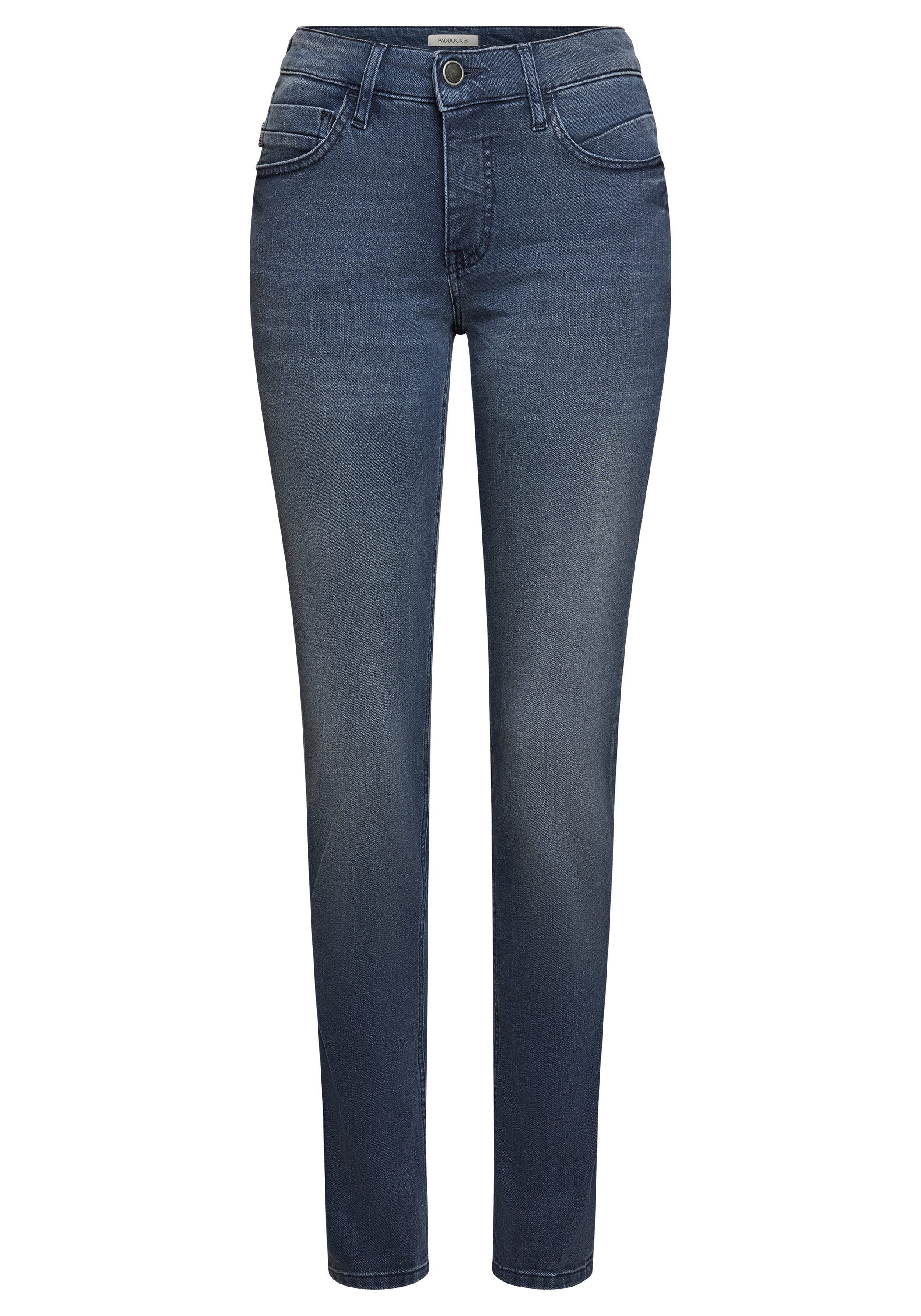 Paddock's Slim-fit-Jeans LUCY Overdyed Röhrenjeans mit Stretch