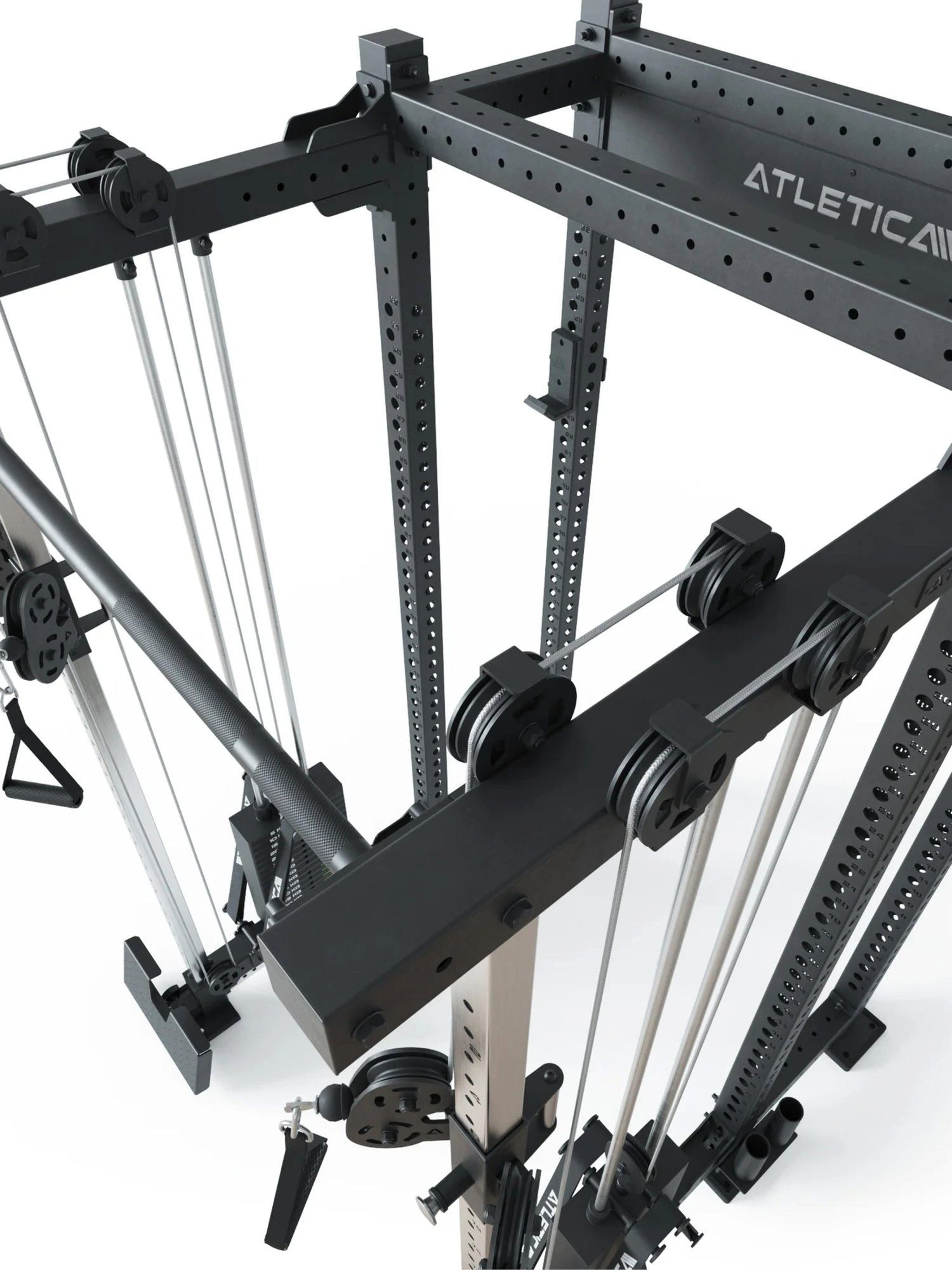 ATLETICA Power Rack R8-Duality PRO Shallow, Half Rack, 42 cm Käfigtiefe