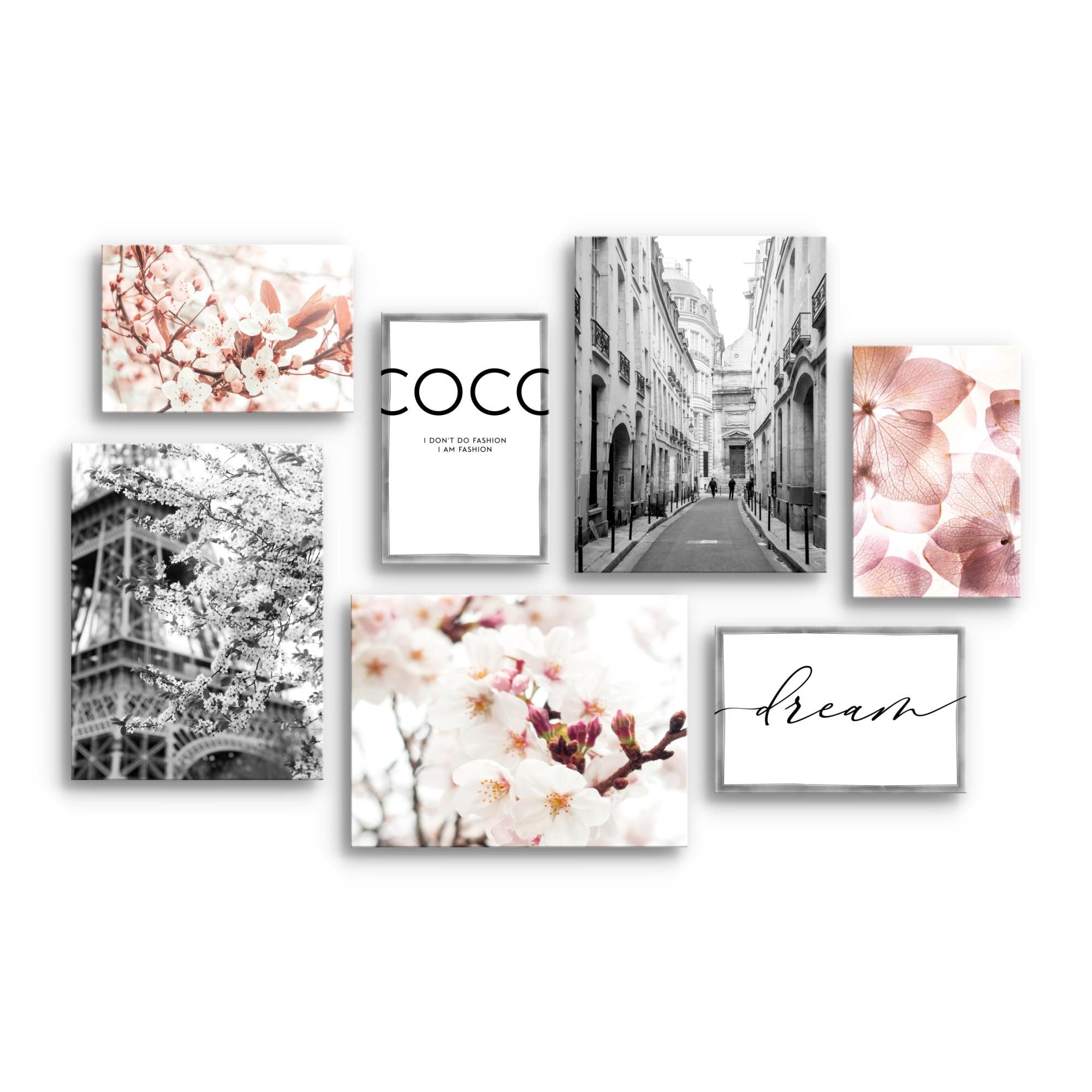 Novart Wandbild Wandbilder Fashion AUFHÄNGFERTIG Mädchen Teenager Paris 100 günstig online kaufen