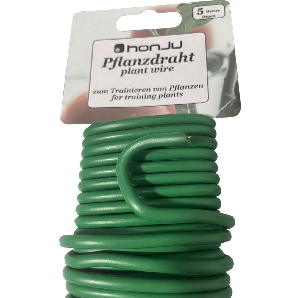 honju Rankhilfe Growbag, 1 St., 5mm Durchmesser, 5m länge, mit Gummi ummantelt