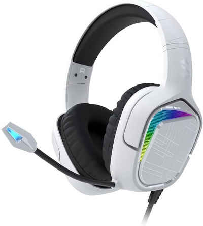 Black Shark für PC, PS4, PS5, Xbox, Switch, Gaming-Headset (USB-PC-Gaming-Headset mit 7.1 Surround Sound und RGB-Beleuchtung. Over-Ear-Kopfhörer., mit Ultraklarem Biegsamem Mikrofon, Dynamischen 50-mm-Treibern)