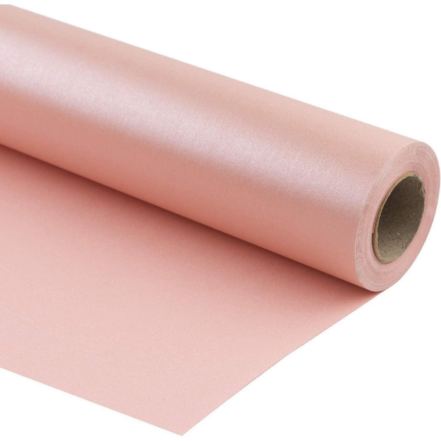 Geschenkpapier Geschenkpapier Perlglanzpapier 76cm 10m Rosa